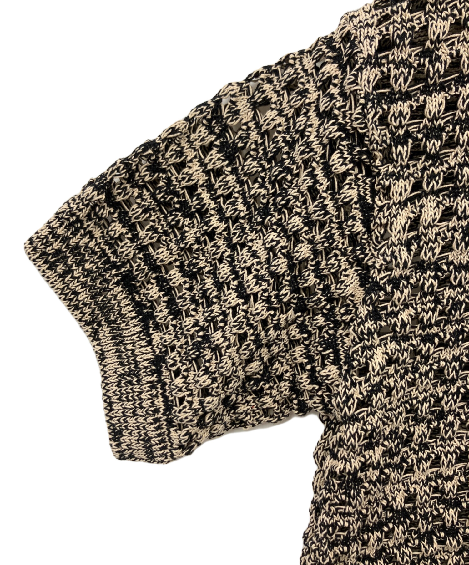 中古・古着通販】NKNIT (ンニット) コットンメッシュニットポロシャツ 