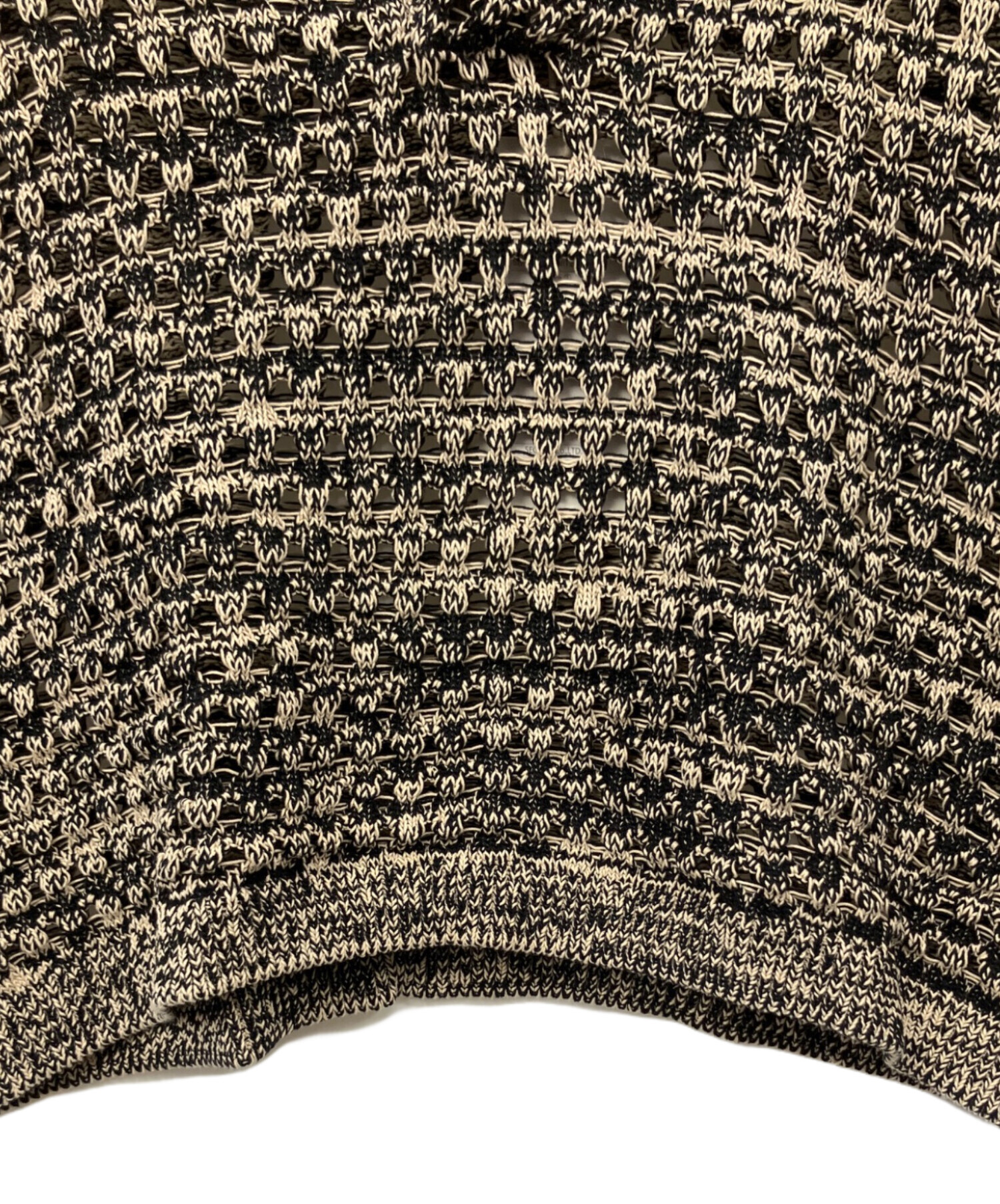 中古・古着通販】NKNIT (ンニット) コットンメッシュニットポロシャツ 