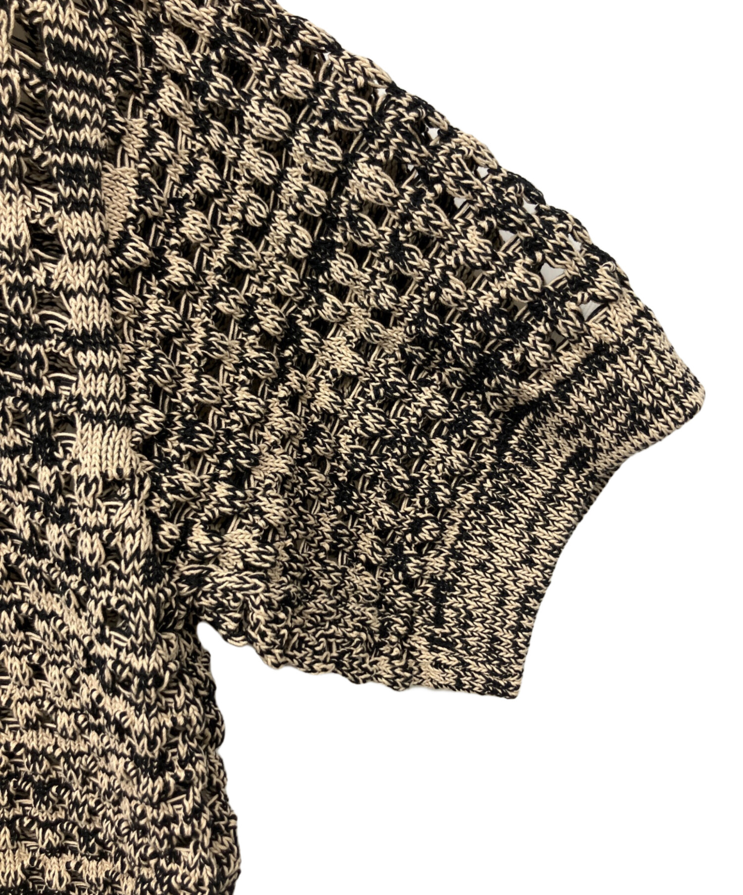 中古・古着通販】NKNIT (ンニット) コットンメッシュニットポロシャツ 
