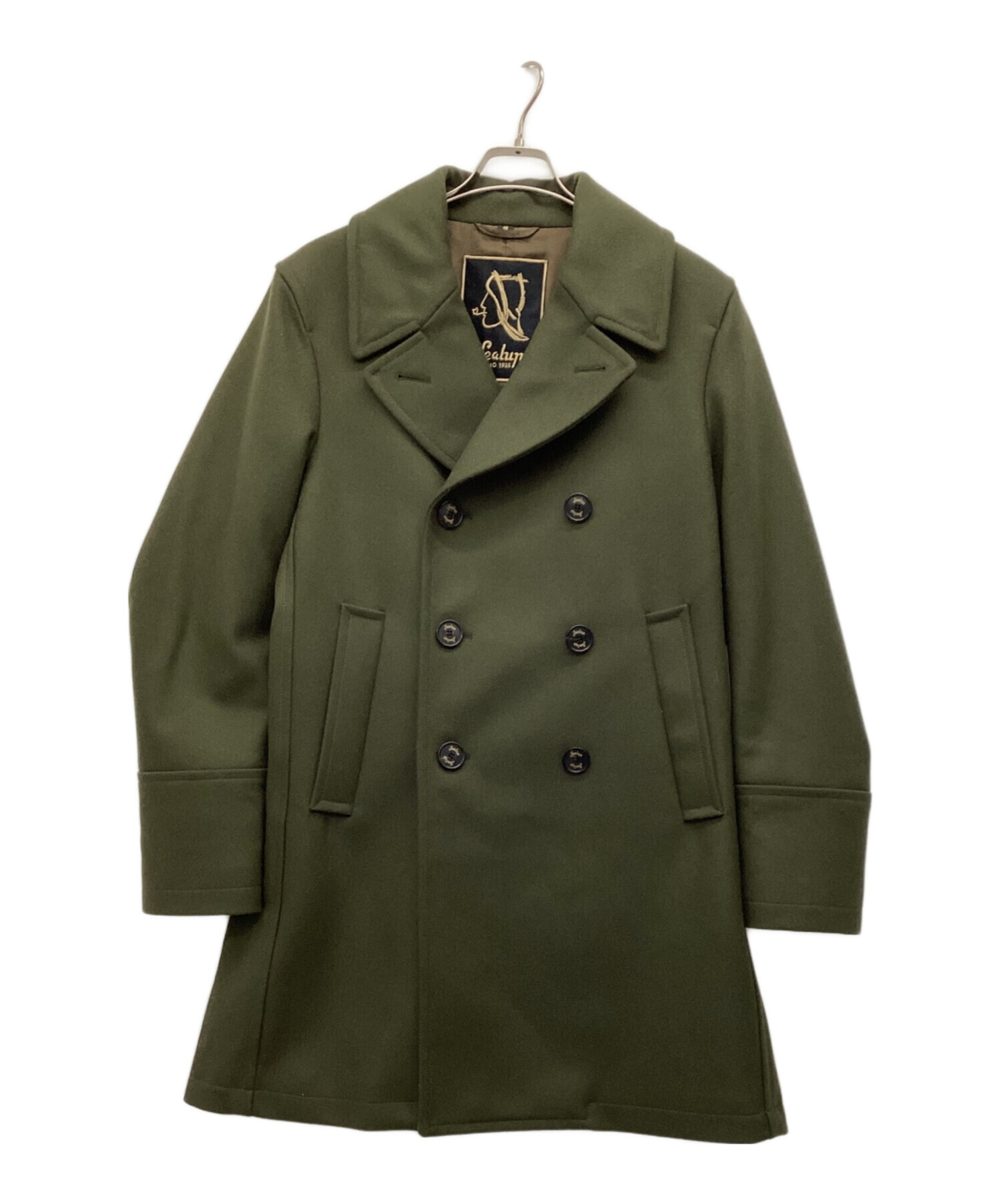 中古・古着通販】SEALUP (シーラップ) GENOVA/ロングPコート オリーブ
