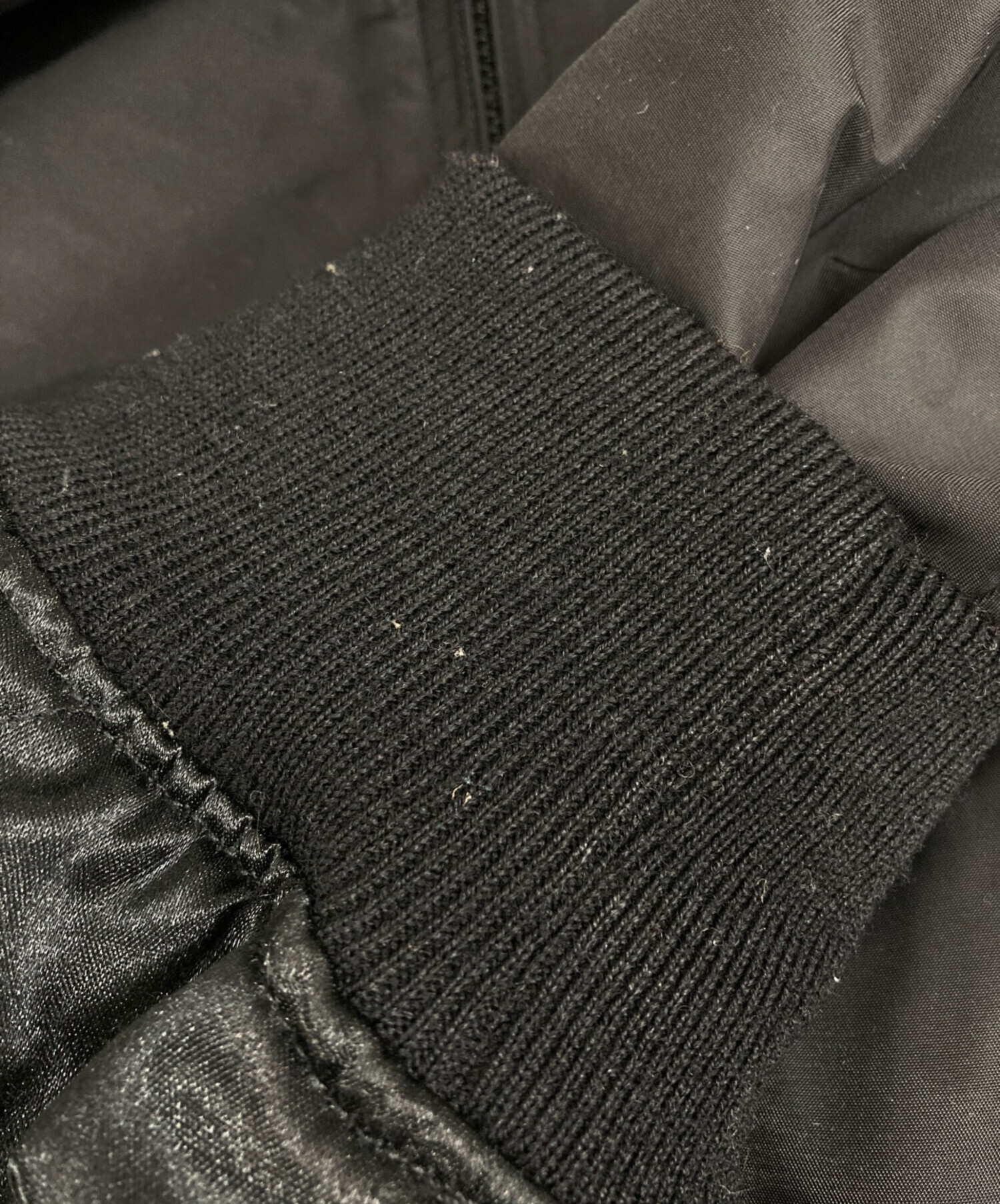 SVR jacket Flight Satin Black 20AW Lサイズ ENGINEERED GARMENTS / エンジニアドガーメンツ | SVR Jacket - Flight