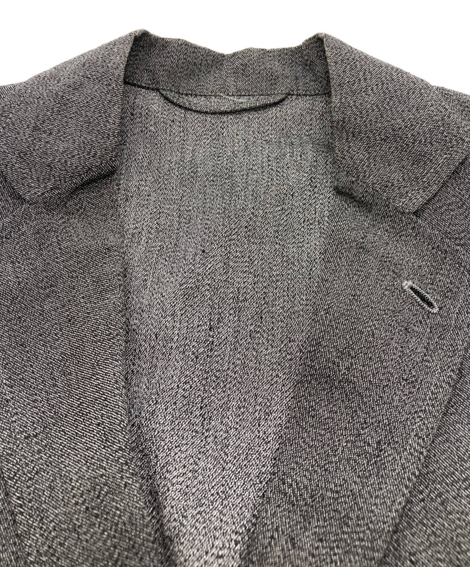 COMOLI　コモリ　リネンジャケット　グレー　サイズ１　3釦　M相当 中古・古着通販】COMOLI (コモリ) リネンシルクテーラードジャケット