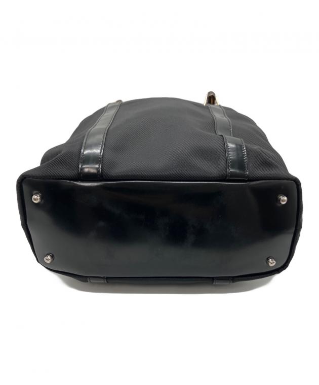 中古・古着通販】GUCCI (グッチ) バンブートートバッグ ブラック