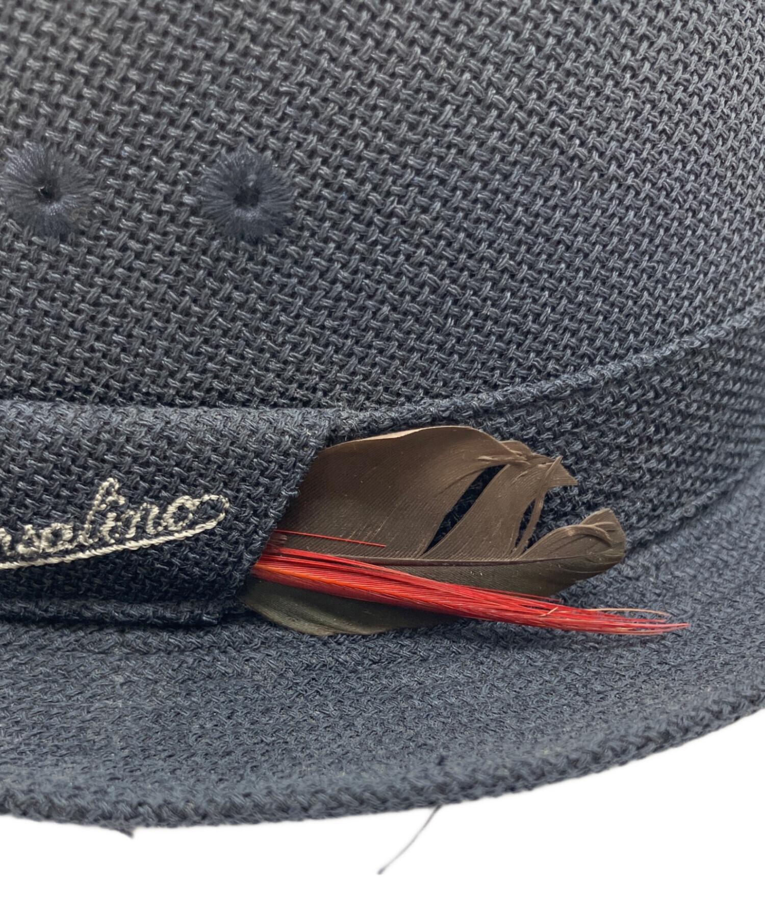 中古・古着通販】BORSALINO (ボルサリーノ) ハット ブラック サイズ