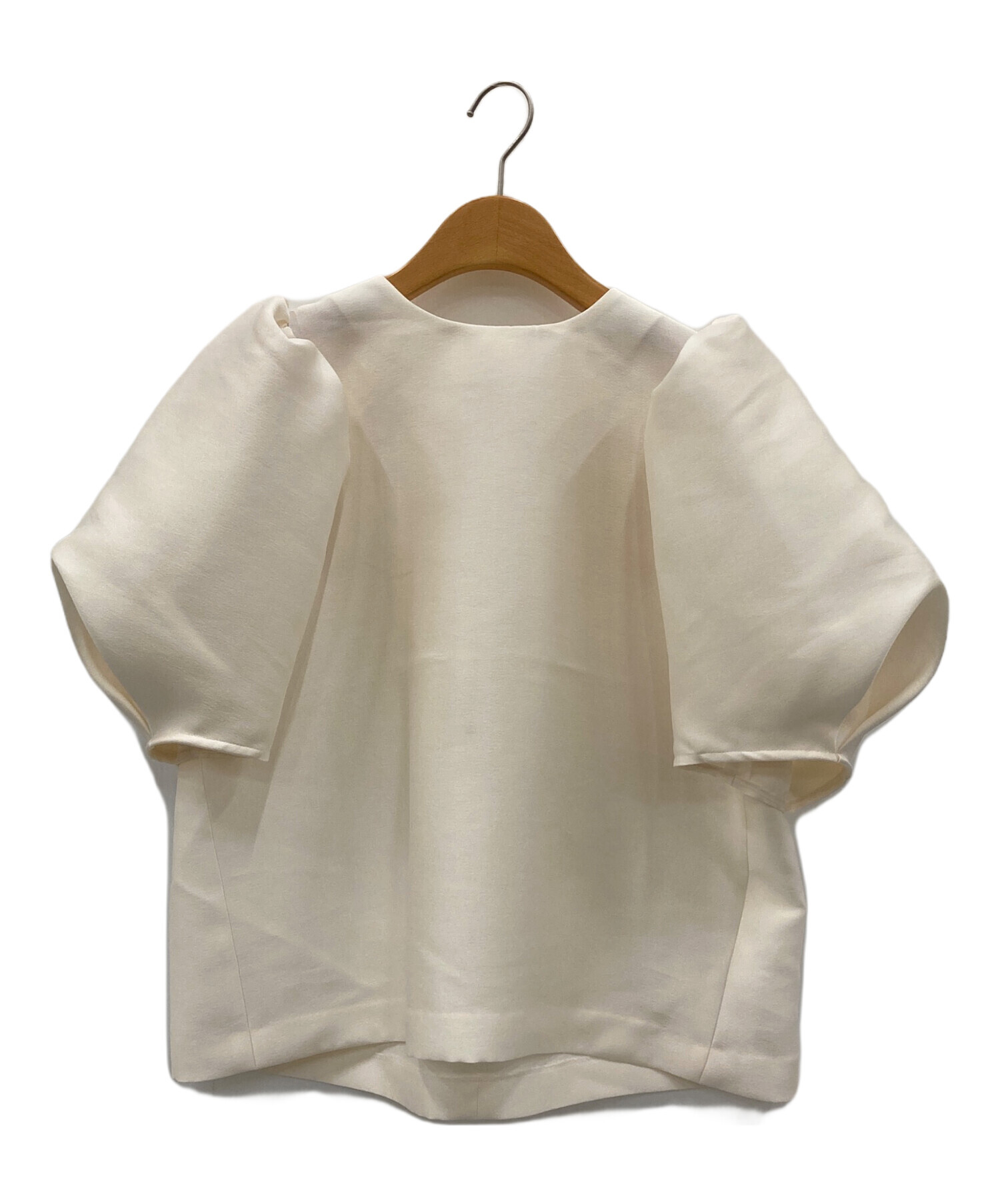 Heve（ヘイヴ）シアーバブリーブラウス バニラ