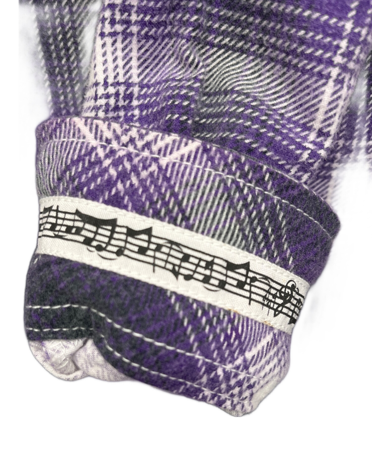 中古・古着通販】NUMBER (N)INE (ナンバーナイン) ネルシャツ パープル