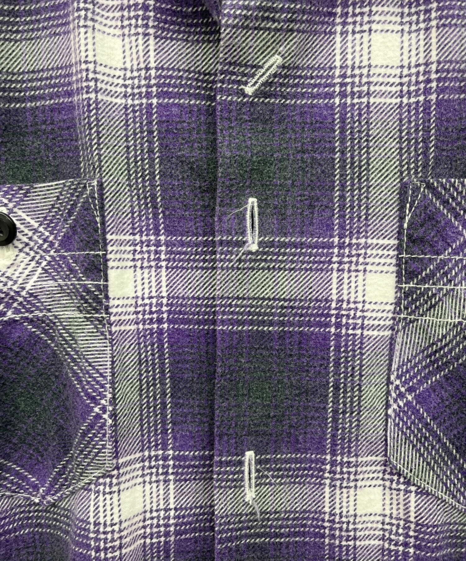 中古・古着通販】NUMBER (N)INE (ナンバーナイン) ネルシャツ パープル