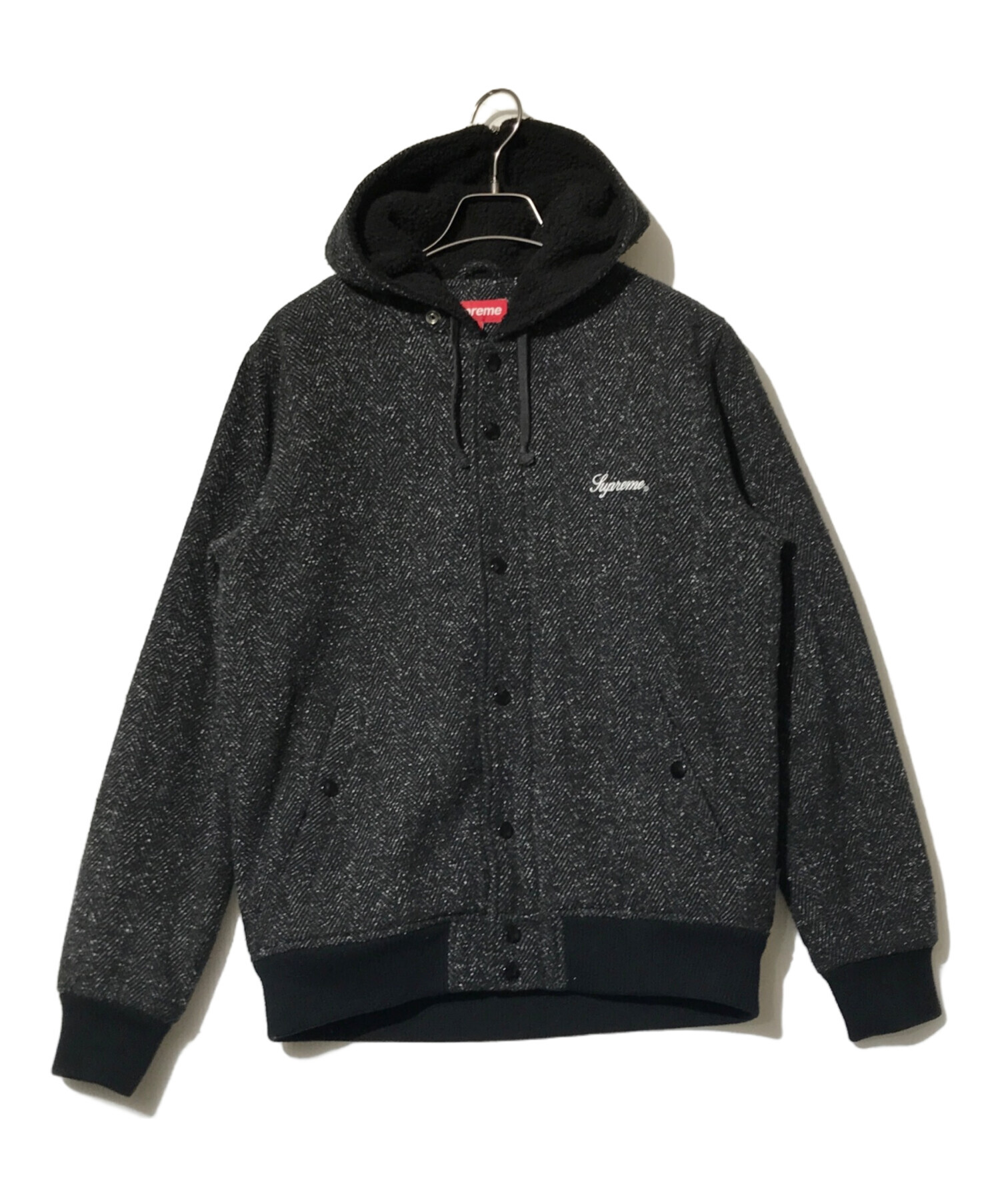 シュプリーム hooded Baseball ジャケット SIZEＭ 中古・古着通販】SUPREME (シュプリーム) Hooded Baseball Jacket