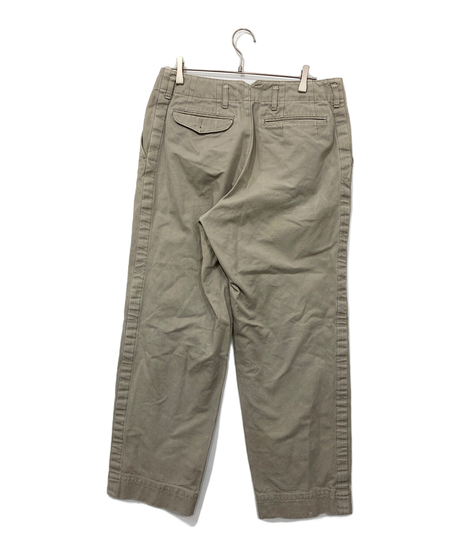 中古・古着通販】KOLOR (カラー) パッカリングパンツ ベージュ サイズ