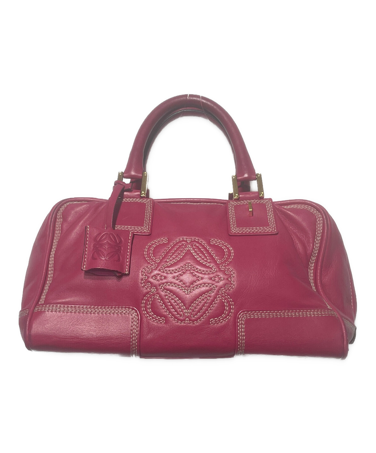 中古・古着通販】LOEWE (ロエベ) ハンドバッグ ピンク｜ブランド・古着 