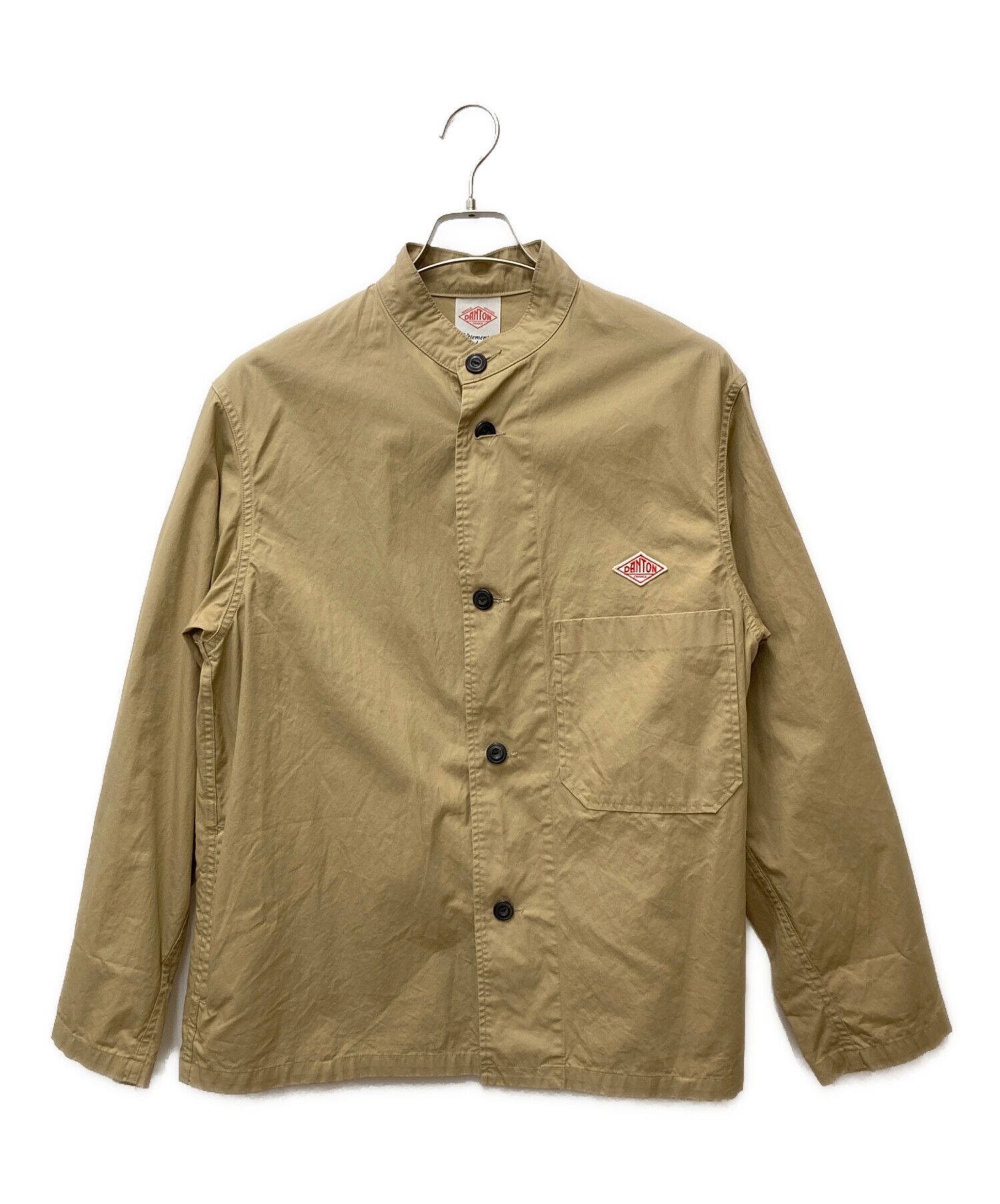 中古・古着通販】DANTON (ダントン) スタンドブルゾン ベージュ サイズ 