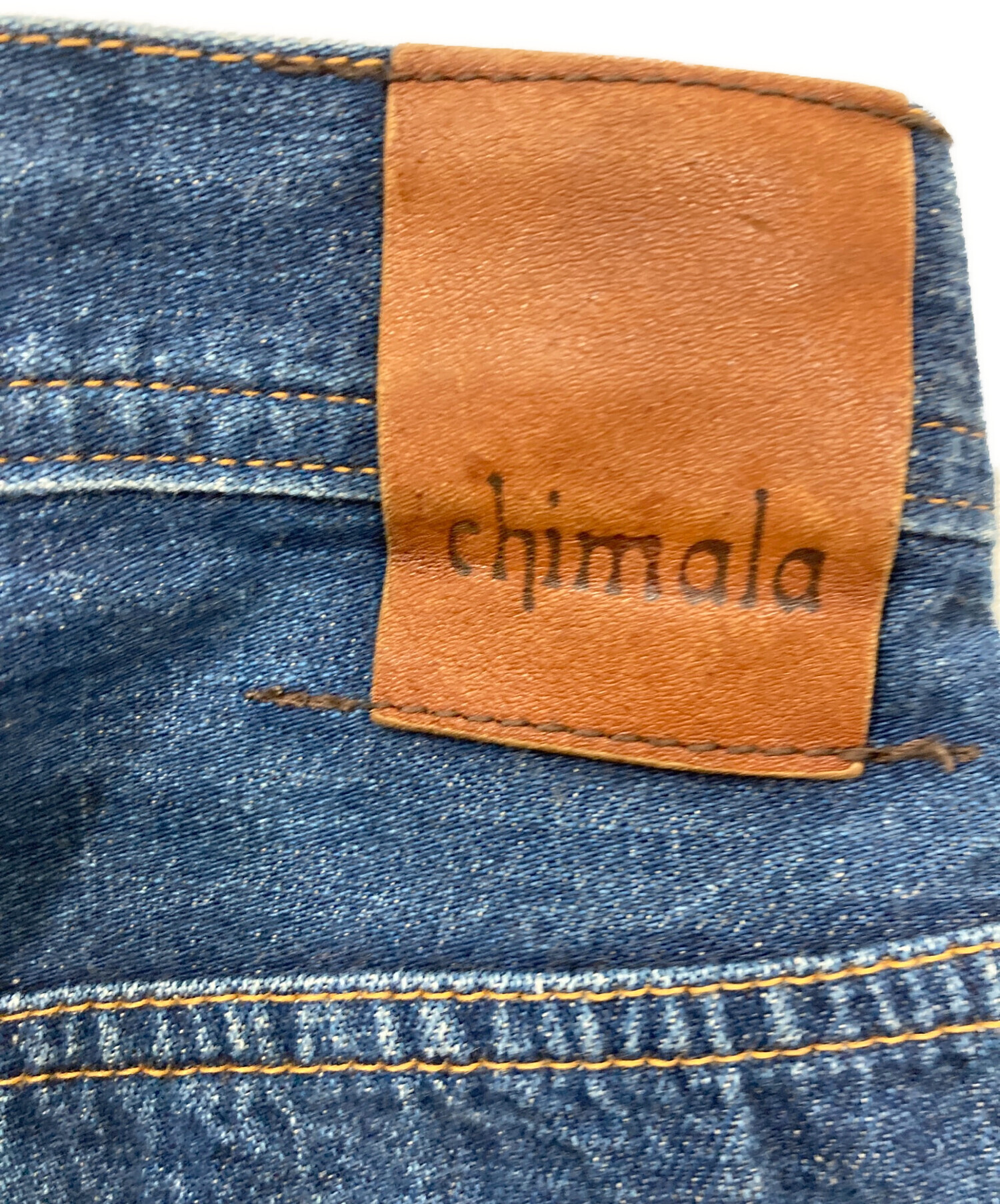 中古・古着通販】chimala (チマラ) シンチバックデニムパンツ