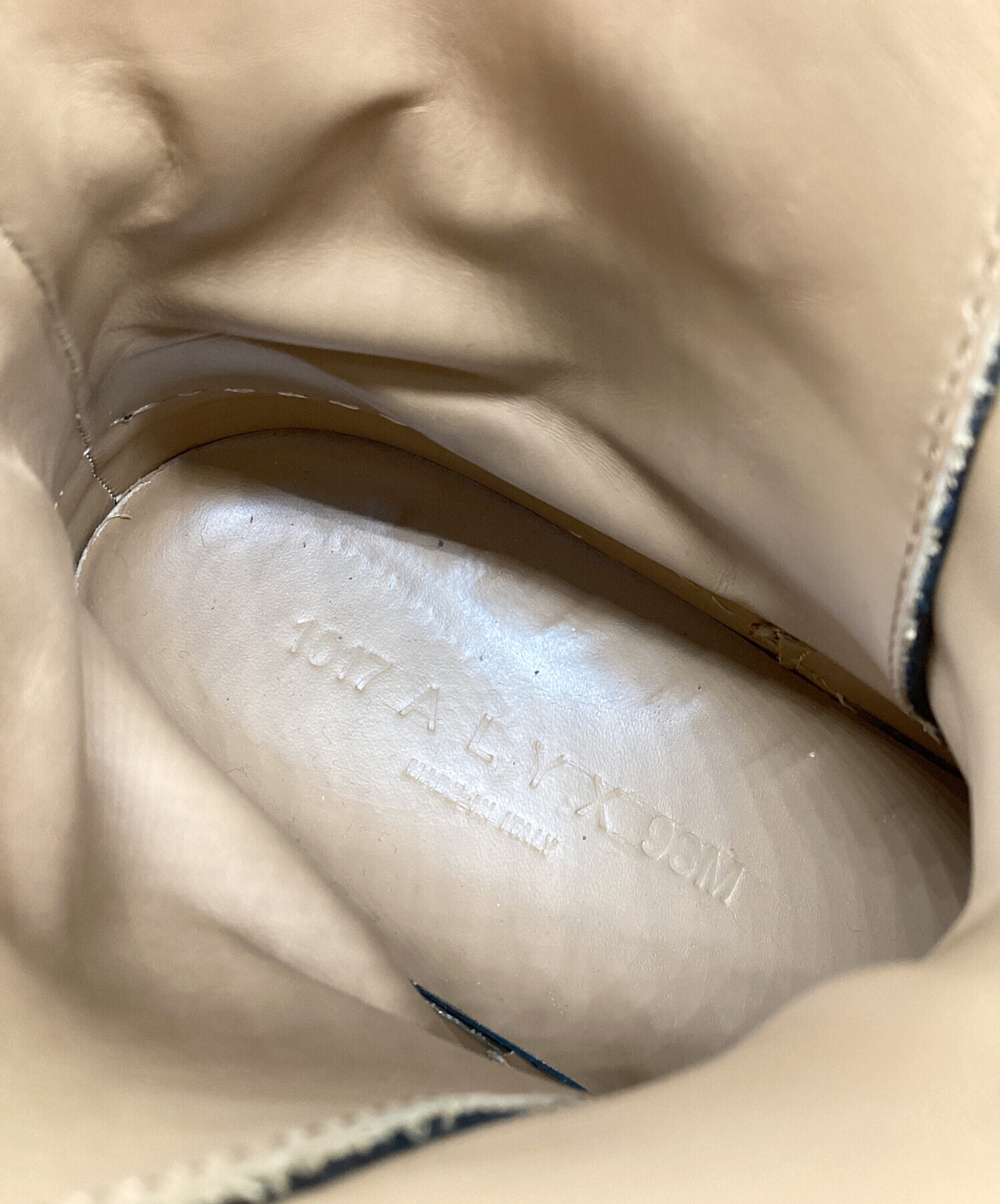 中古・古着通販】1017 ALYX 9SM (アリクス) バックルブーツ ブラック