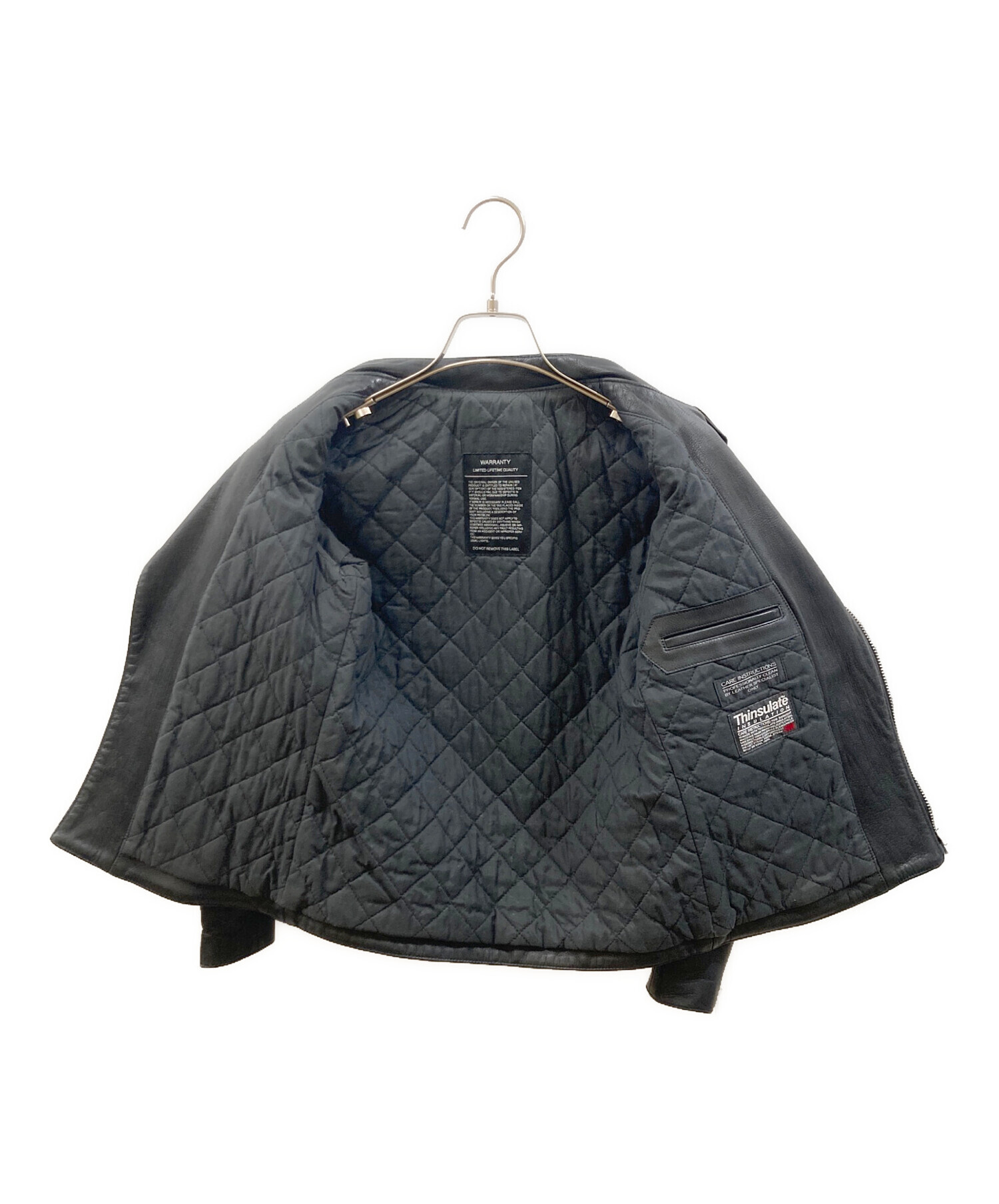 美品✨【UNUSED アンユーズド】ダブルライダースジャケット 中古・古着通販】UNUSED (アンユーズド) シンサレート ダブル