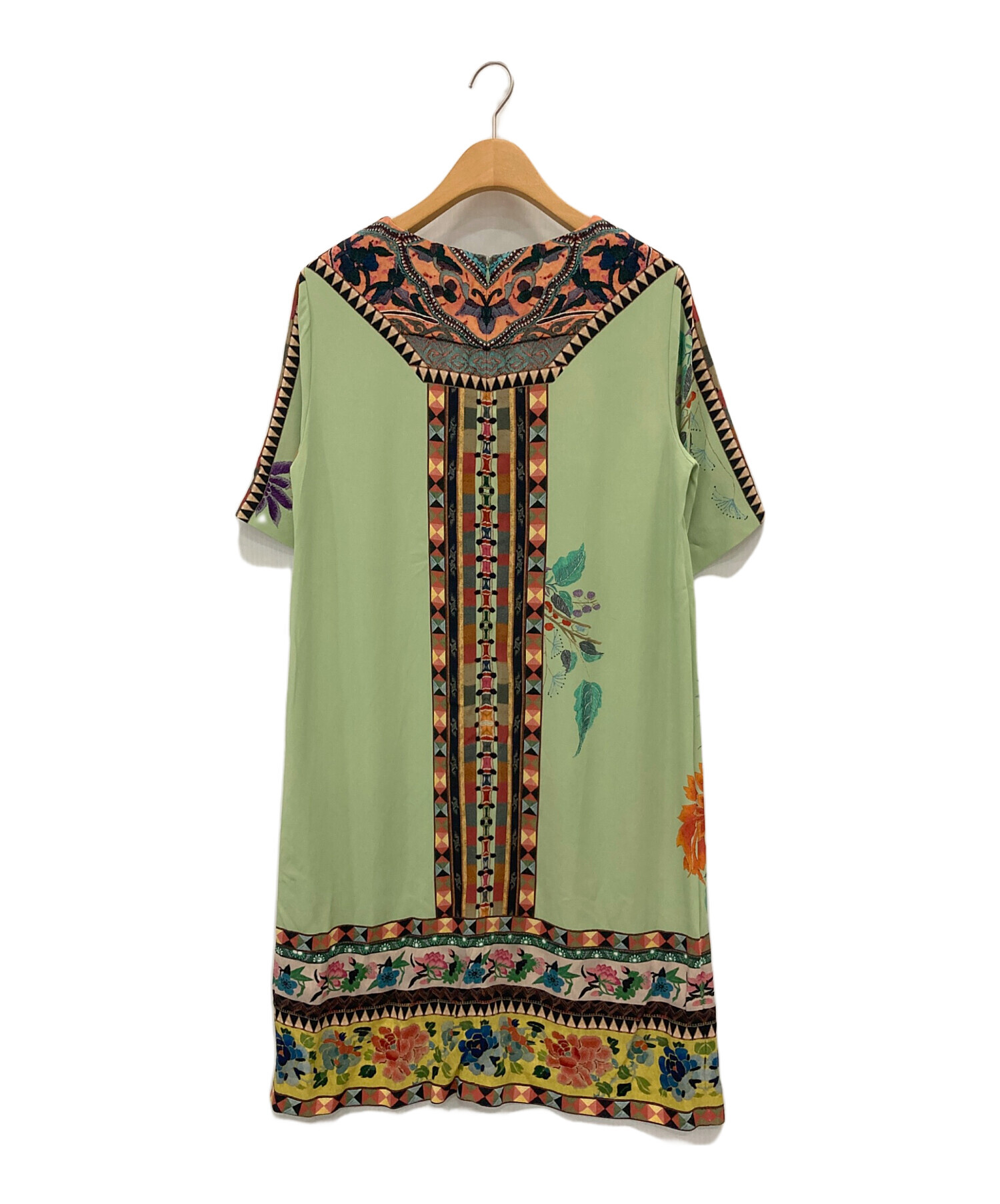 中古・古着通販】ETRO (エトロ) SILK RUNWAY DRESS WITH ETHNIC 