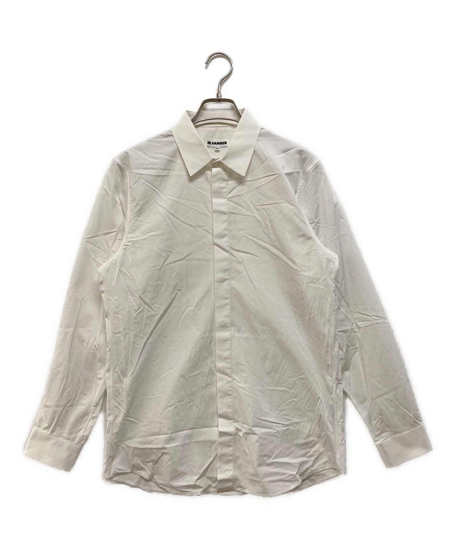 中古・古着通販】JIL SANDER (ジルサンダー) 比翼シャツ ホワイト 