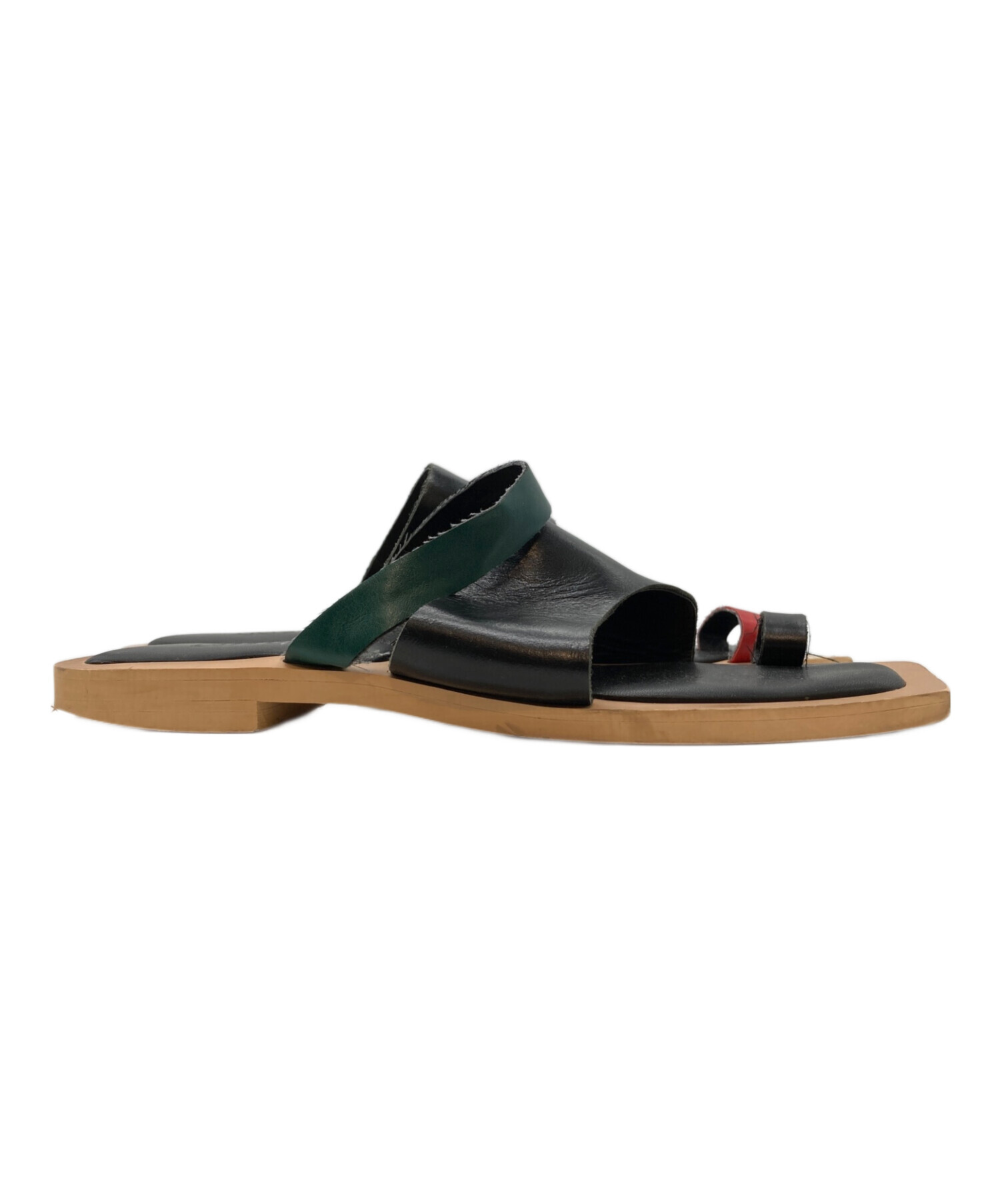 中古・古着通販】UN3D. (アンスリード) ASYMME FLAT SANDAL マルチ 