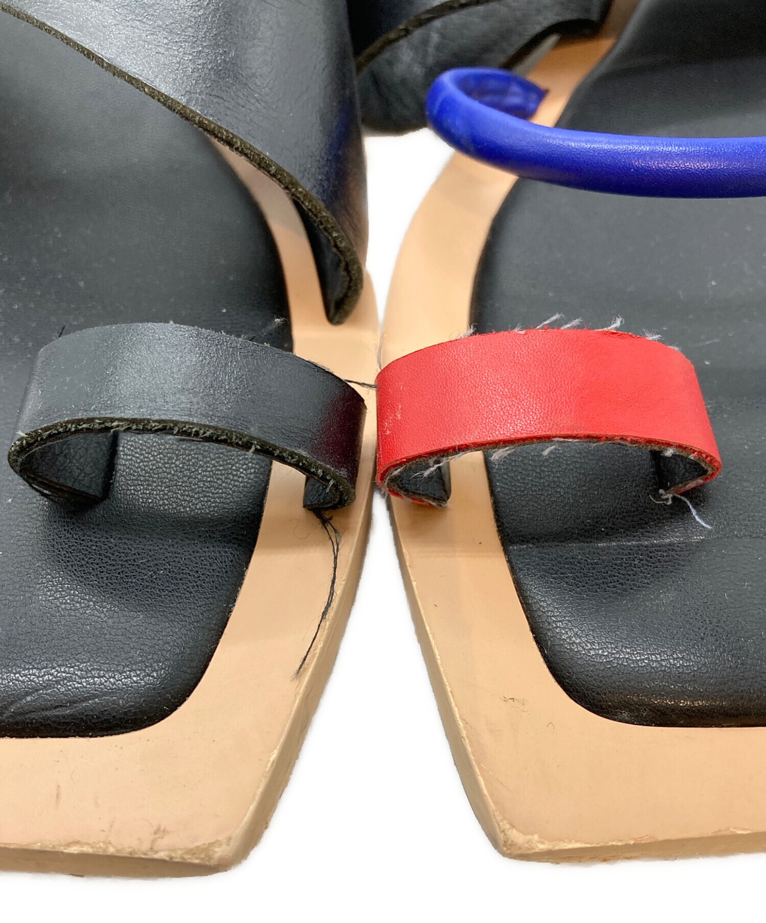 中古・古着通販】UN3D. (アンスリード) ASYMME FLAT SANDAL マルチ  