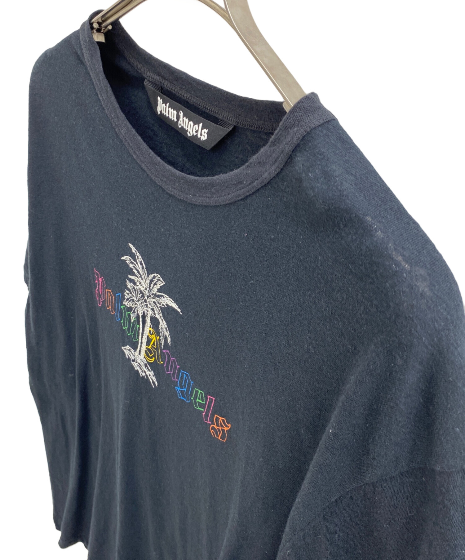 中古・古着通販】Palm Angels (パーム エンジェルス) Tシャツ ブラック 