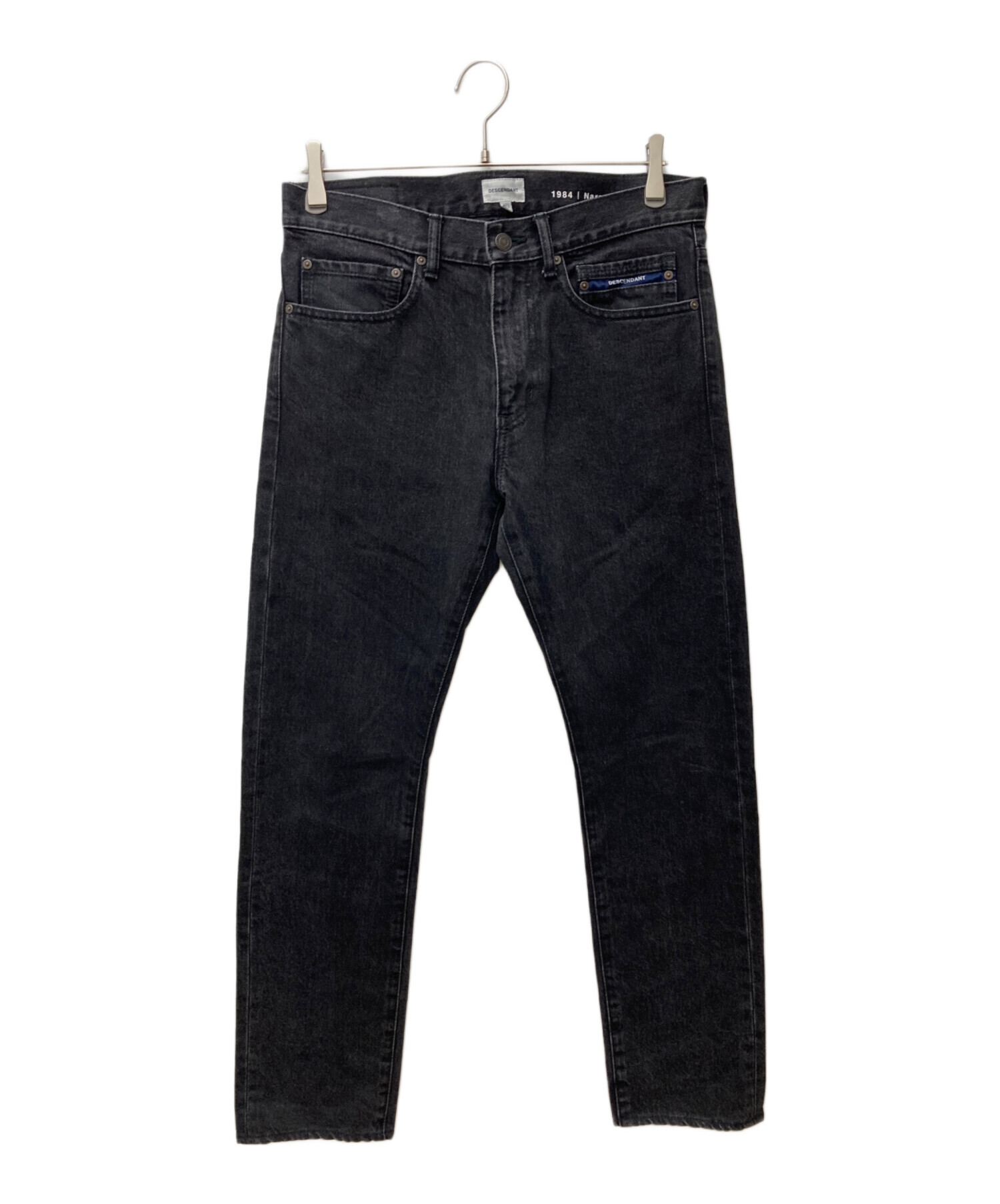 中古・古着通販】DESCENDANT (ディセンダント) デニムパンツ ブラック