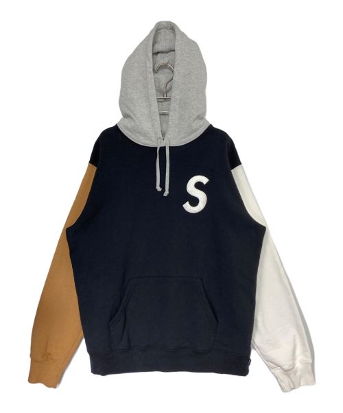 中古・古着通販】SUPREME (シュプリーム) S Logo Colorblocked Hooded