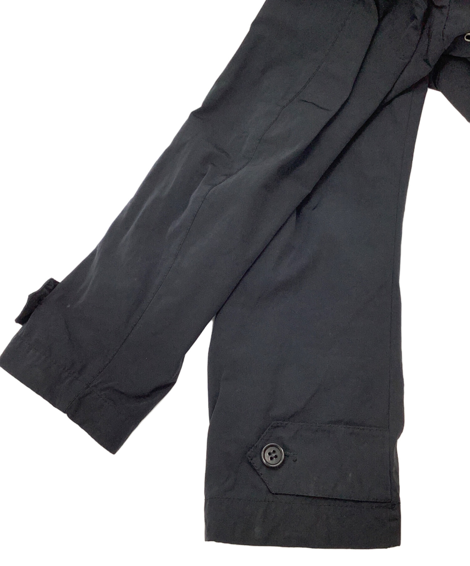 中古・古着通販】ASPESI (アスペジ) ステンカラーコート ブラック