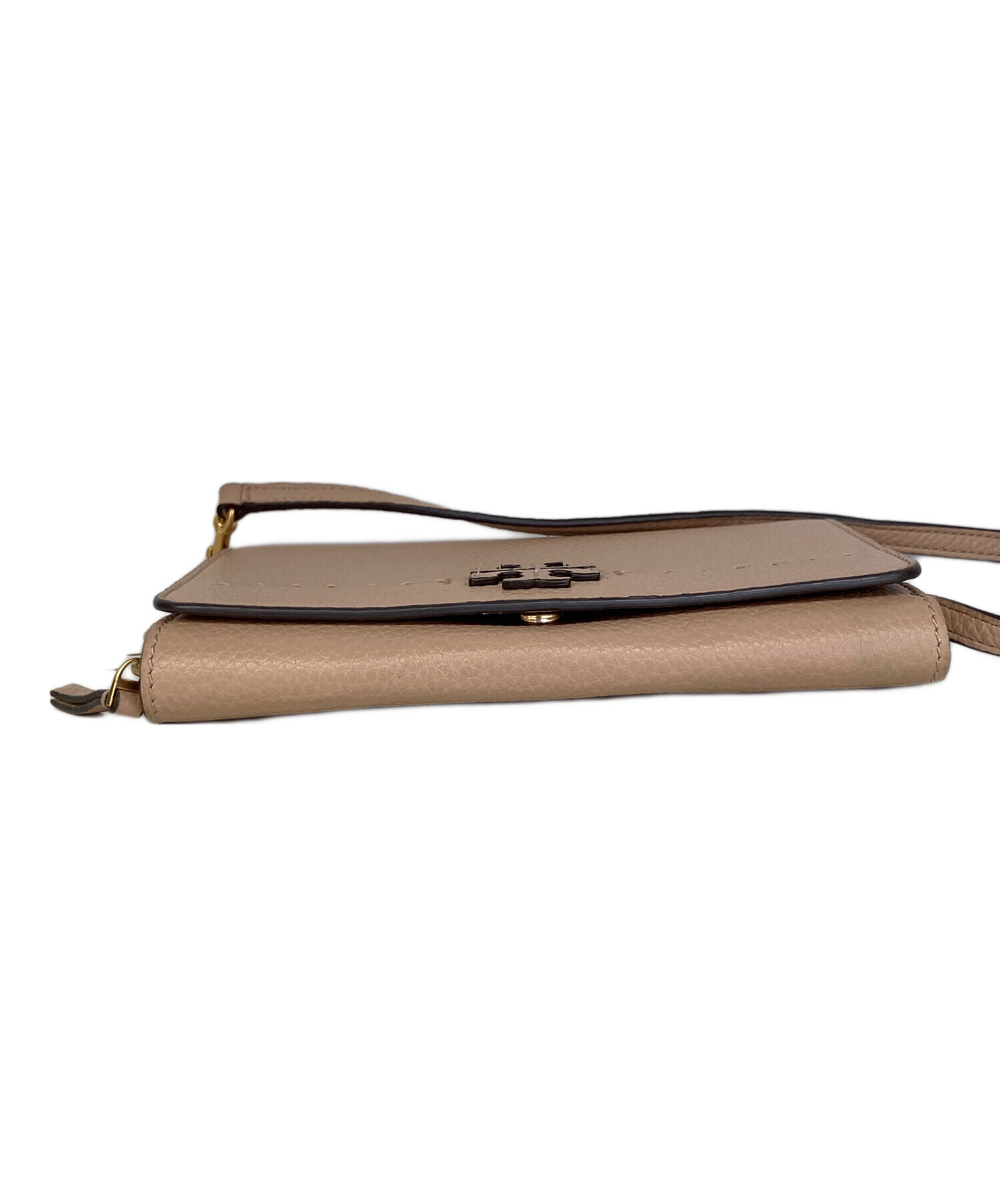 TORY BURCH トリーバーチ 財布・ケース  ベージュ 【古着】【中古】【送料無料】 中古・古着通販】TORY BURCH (トリーバーチ) TORY BURCH 2つ折り財布