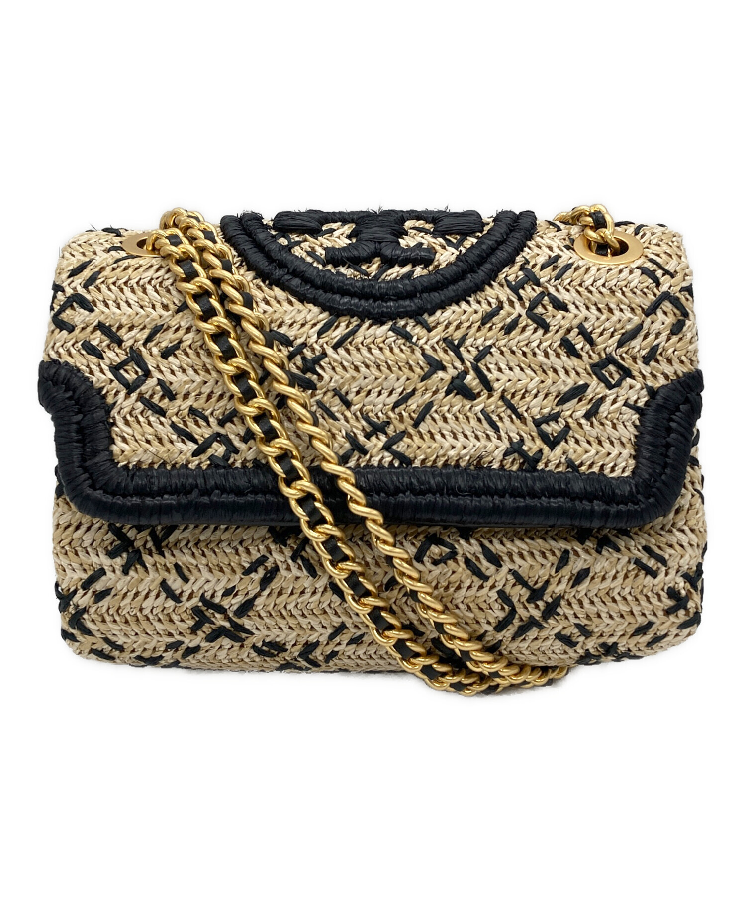 中古・古着通販】TORY BURCH (トリーバーチ) FLEMING SOFT STRAW SMALL