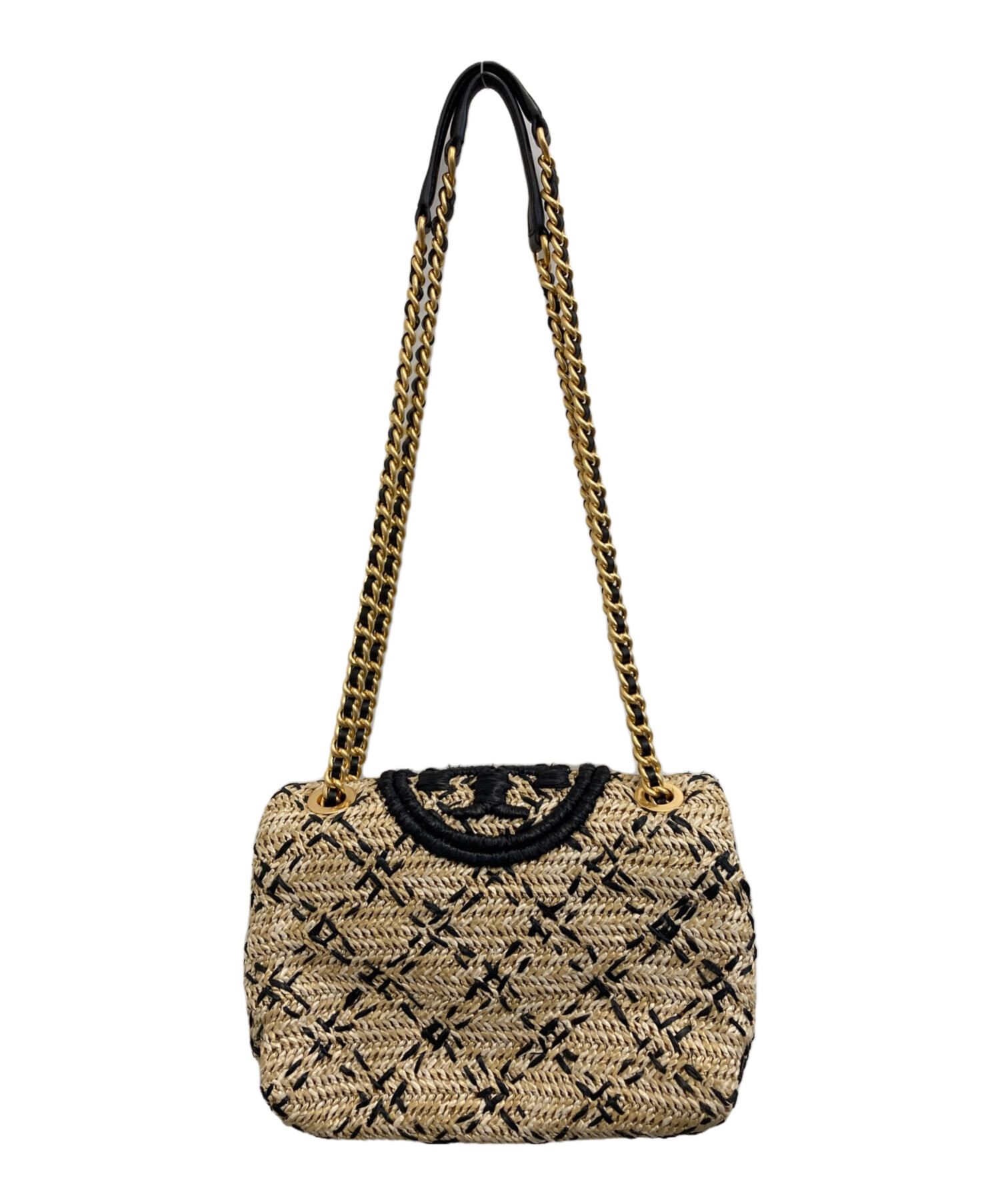 中古・古着通販】TORY BURCH (トリーバーチ) FLEMING SOFT STRAW SMALL