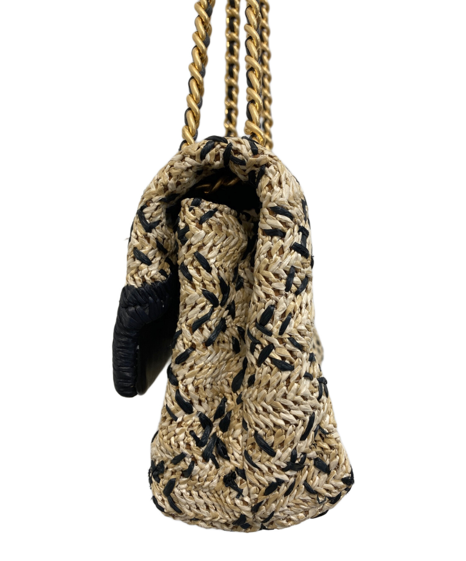 中古・古着通販】TORY BURCH (トリーバーチ) FLEMING SOFT STRAW SMALL