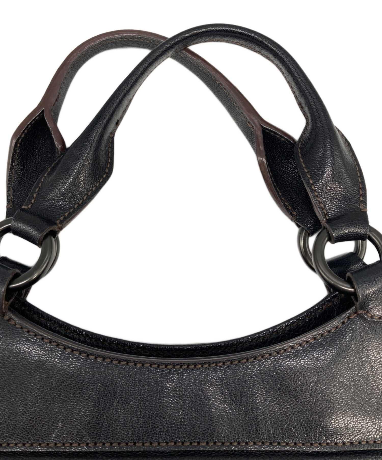 Cartier　カルティエ　ハンドバッグ 中古・古着通販】Cartier (カルティエ) ハンドバッグ ブラック