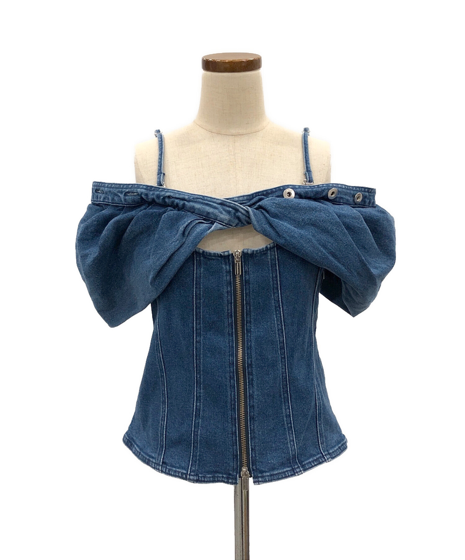 中古・古着通販】MAISON SPECIAL (メゾンスペシャル) デニムビスチェ