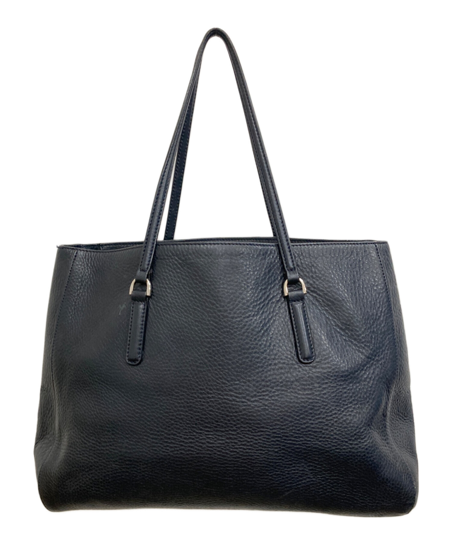 ヒロフ ネイビー トートバッグ HIROFU ヒロフ ネイビー トートバッグ H