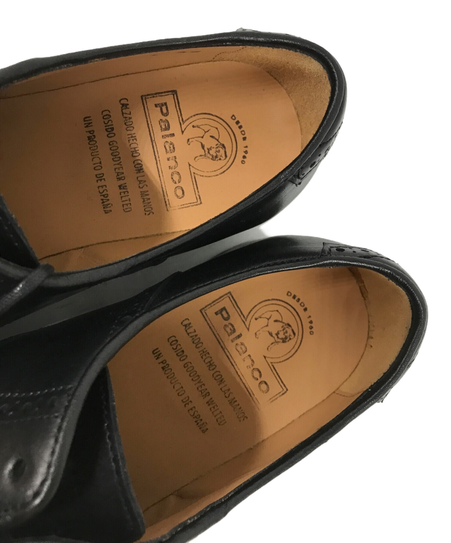 中古・古着通販】Palanco (パランコ) ウィングチップシューズ ブラック