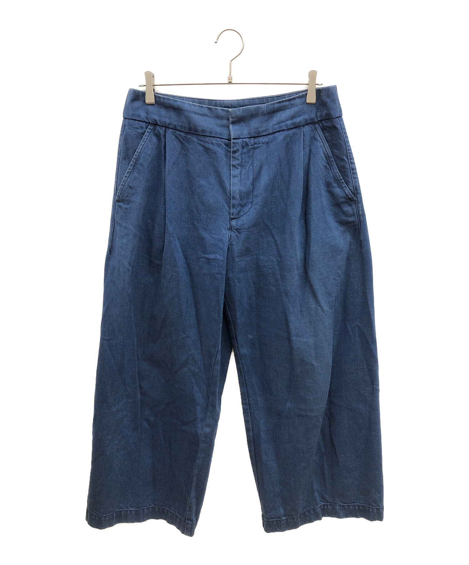 中古・古着通販】MARNI (マルニ) ワイドデニムパンツ インディゴ