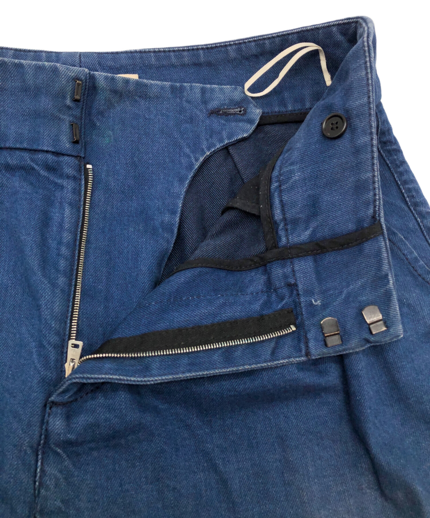 マルニ　デニム パンツ　ワイドパンツ　sale 中古・古着通販】MARNI (マルニ) ワイドデニムパンツ インディゴ