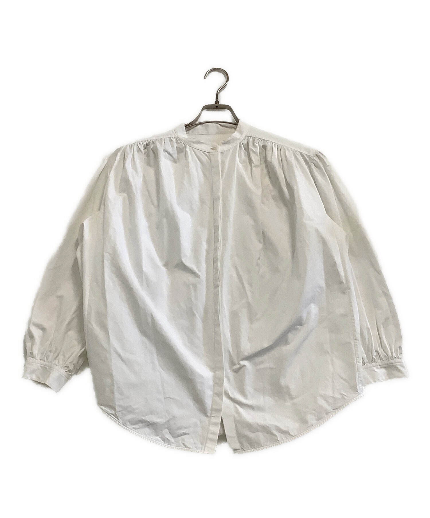 中古・古着通販】JIL SANDER (ジルサンダー) バンドカラーシャツ 