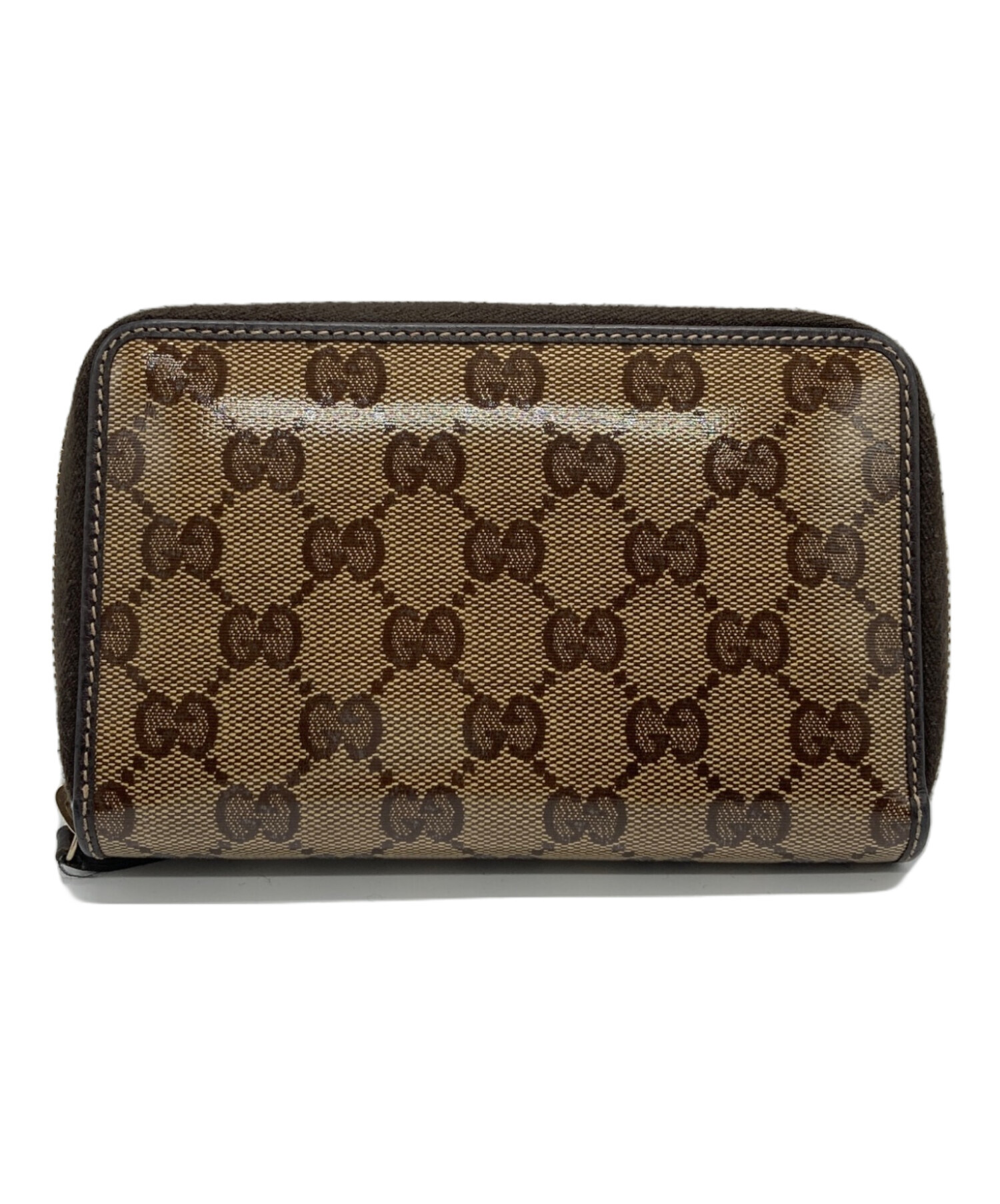 中古・古着通販】GUCCI (グッチ) 2つ折りラウンドファスナーウォレット 