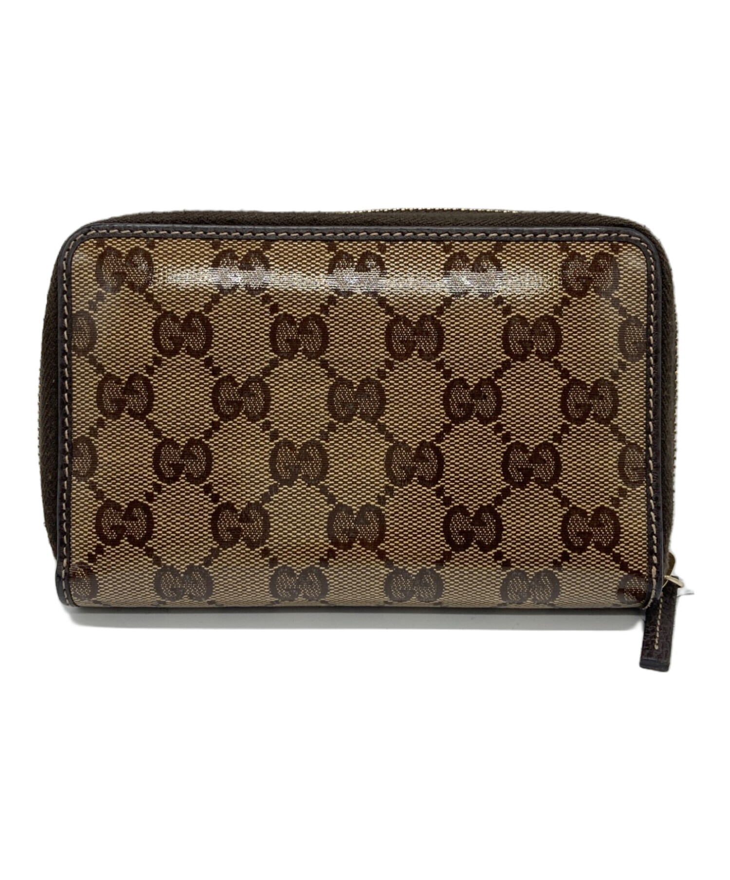 中古・古着通販】GUCCI (グッチ) 2つ折りラウンドファスナーウォレット 