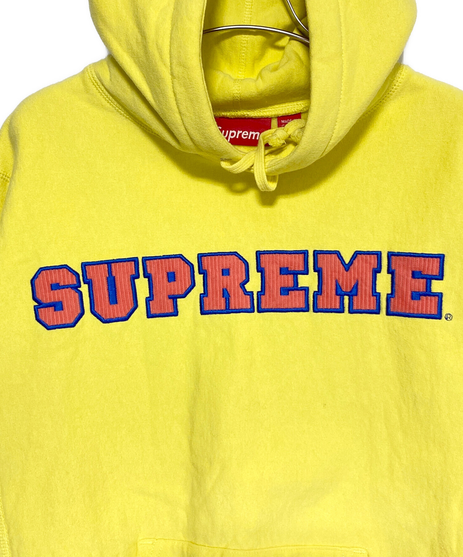 中古・古着通販】SUPREME (シュプリーム) Cord Collegiate Logo Hooded 