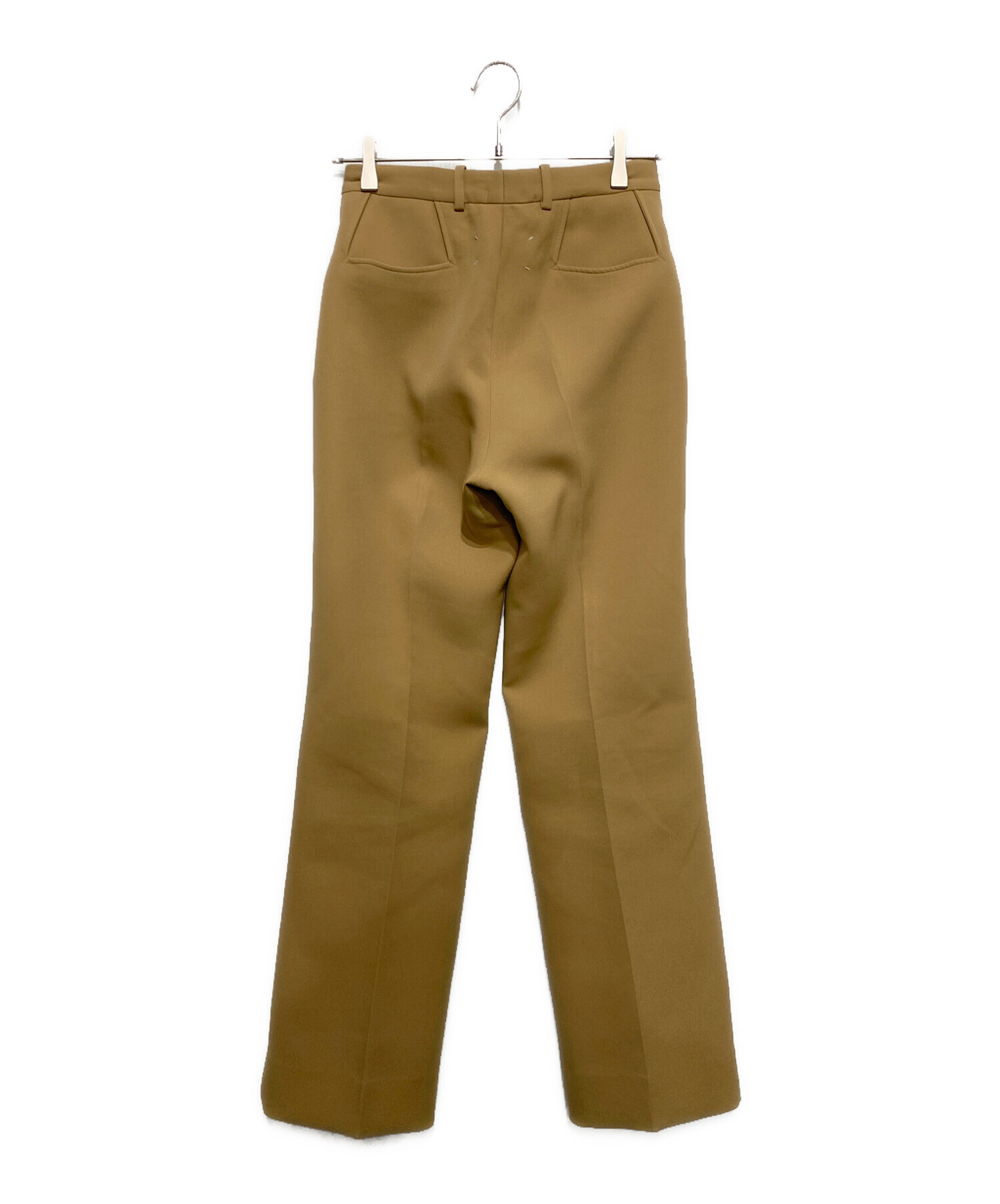 Maison Margiela サイズ48 センタープレススラックス ベージュ 中古・古着通販】Maison Margiela (メゾンマルジェラ) センタープレス