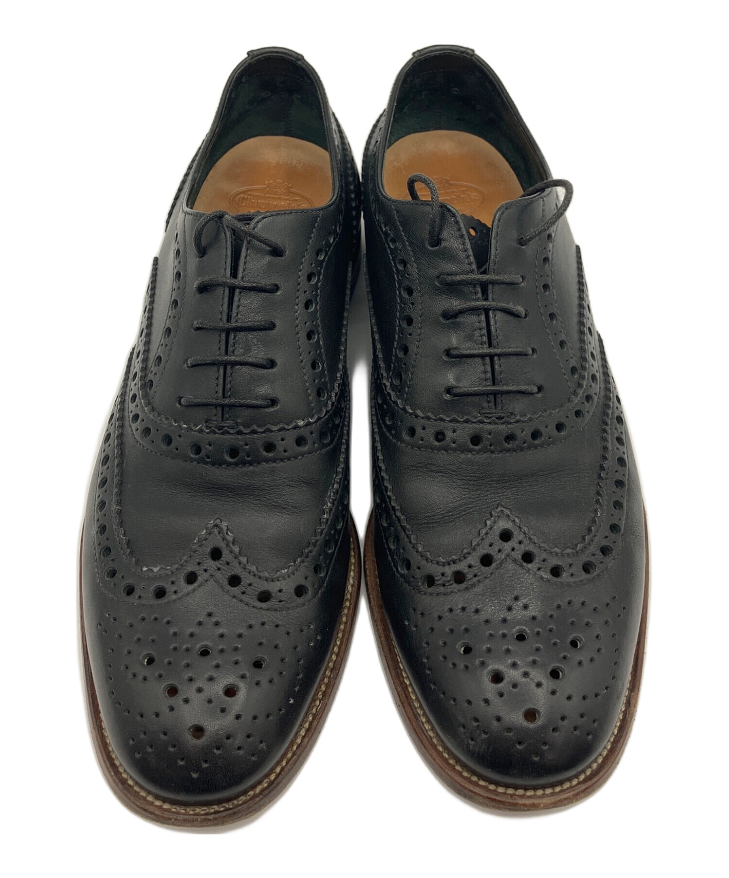 ✨未使用級✨チャーチ BURWOOD ウイングチップ ビジネスシューズ 34 楽天市場】チャーチ 靴 バーウッド ブラック ウィングチップ