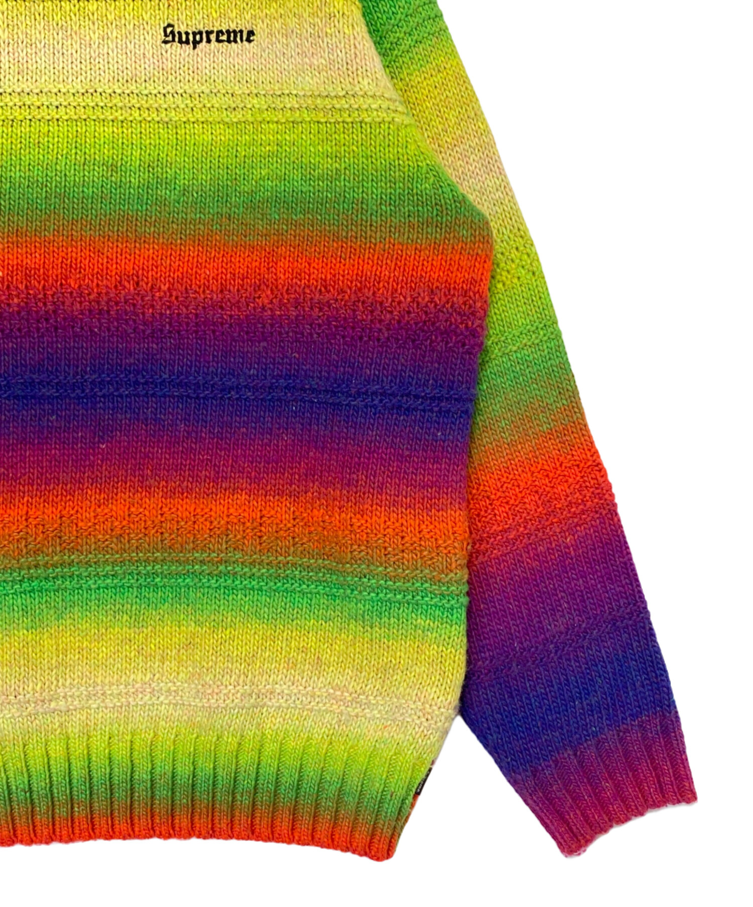中古・古着通販】SUPREME (シュプリーム) Gradient Stripe Sweater