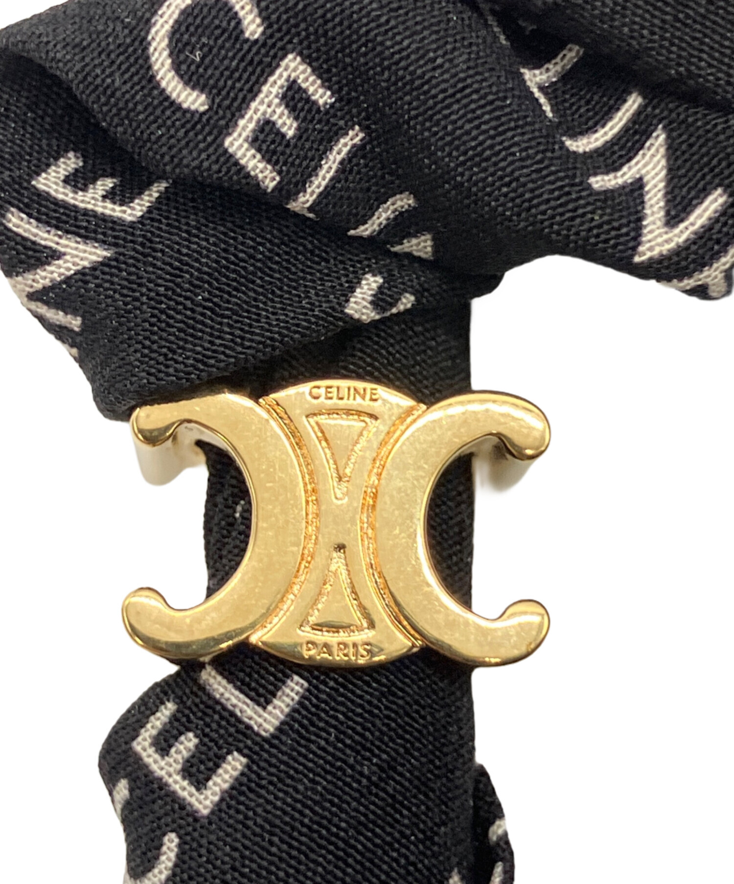 中古・古着通販】CELINE (セリーヌ) レイユール シュシュ ブラック