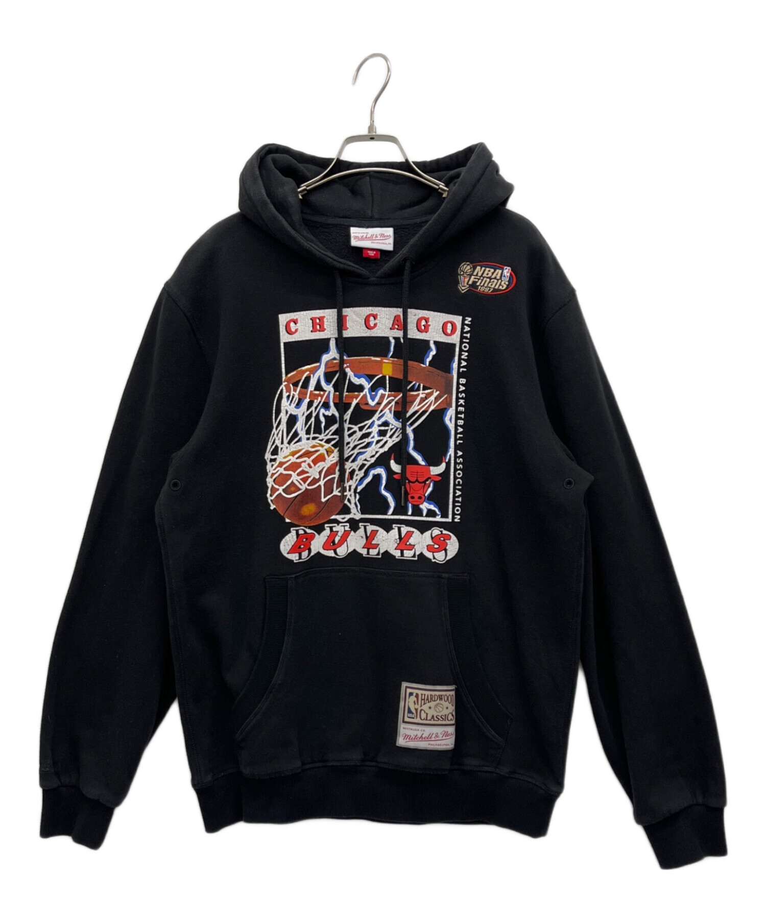 Mitchell&Ness Chicago Bulls パーカー ブラック Mitchell & Ness 