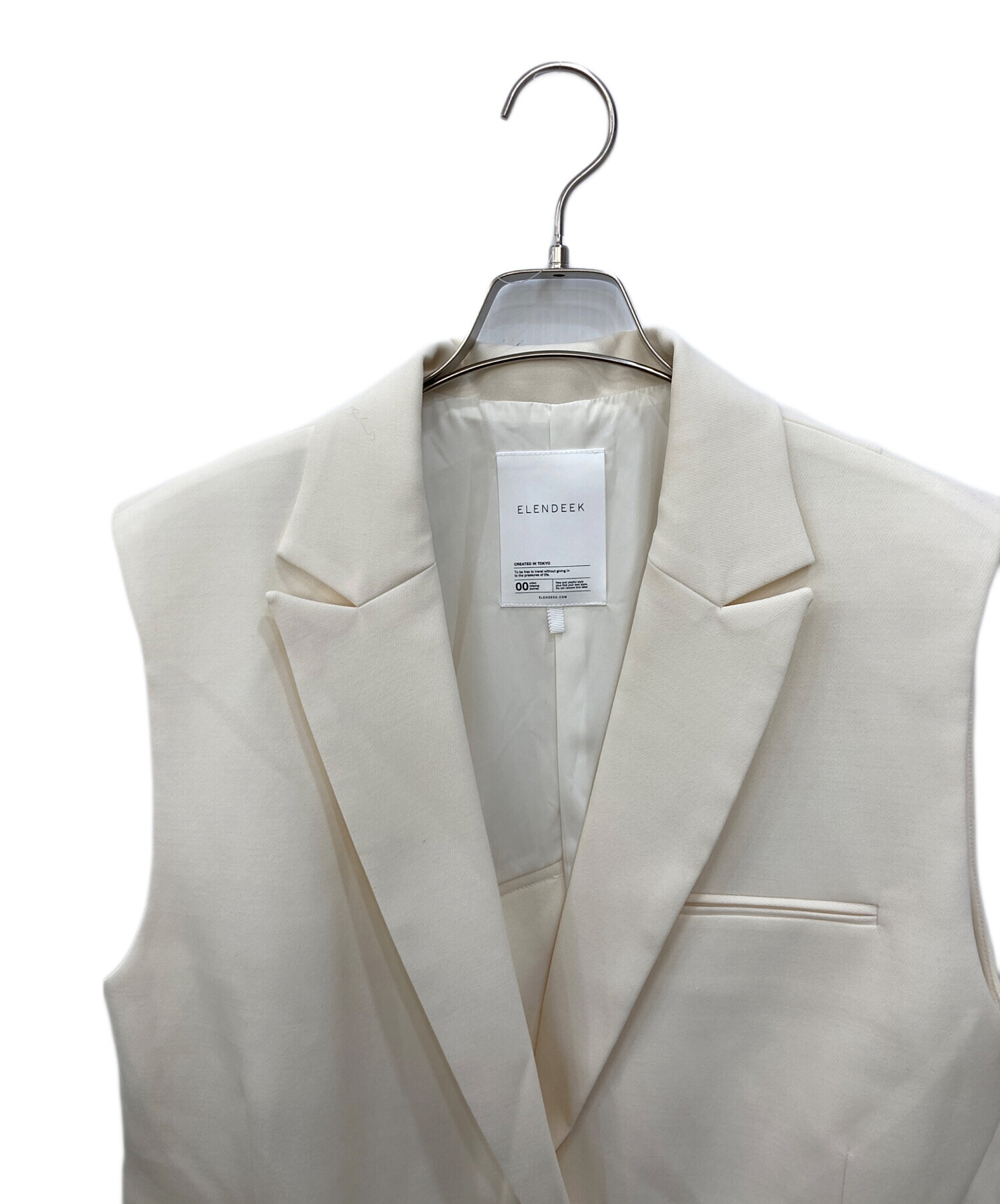 中古・古着通販】ELENDEEK (エレンディーク) OVER SIZE TAILORED GILET