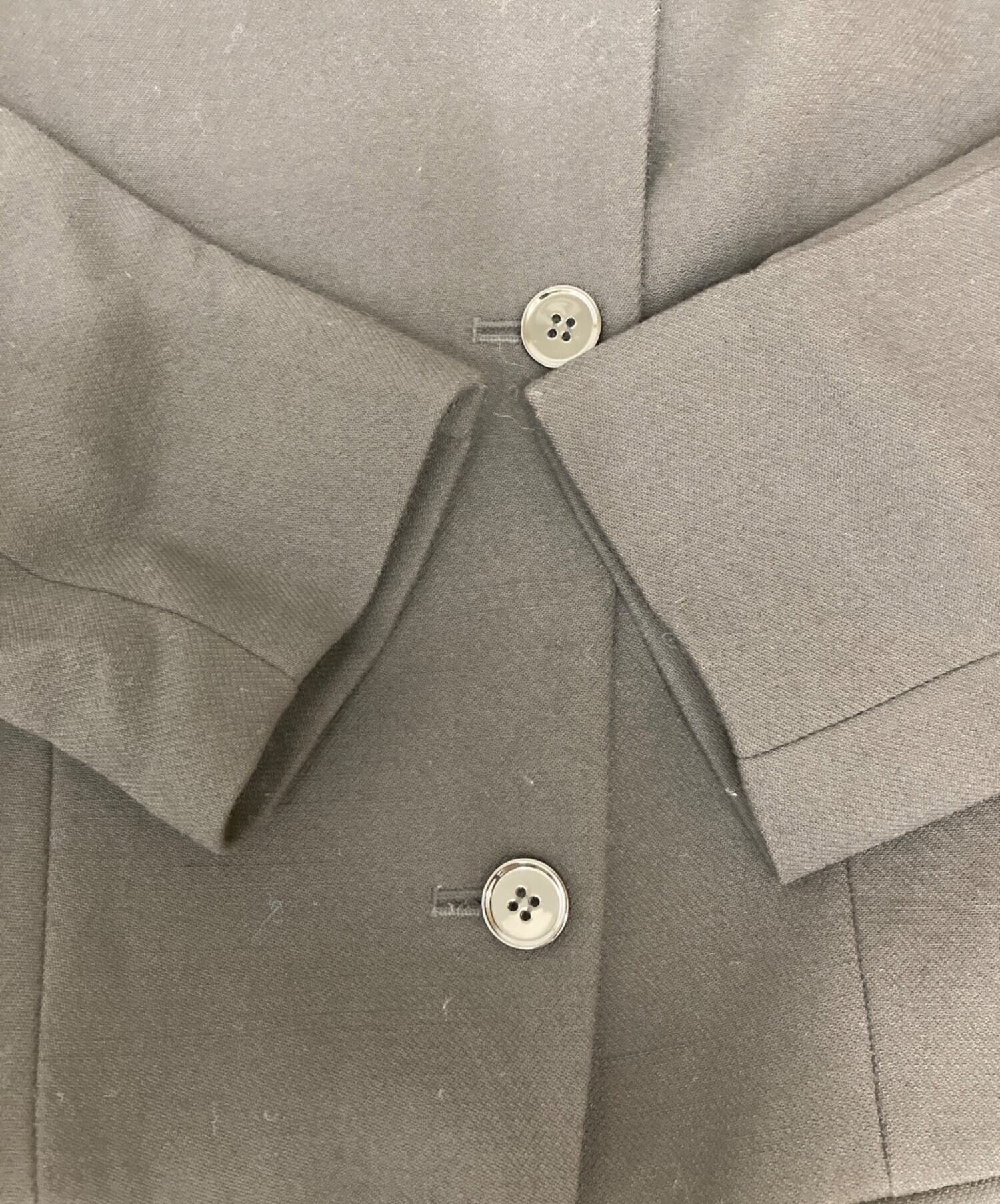 中古・古着通販】RECTO (レクト) SIGNATURE CURVED NECK LONG JACKET