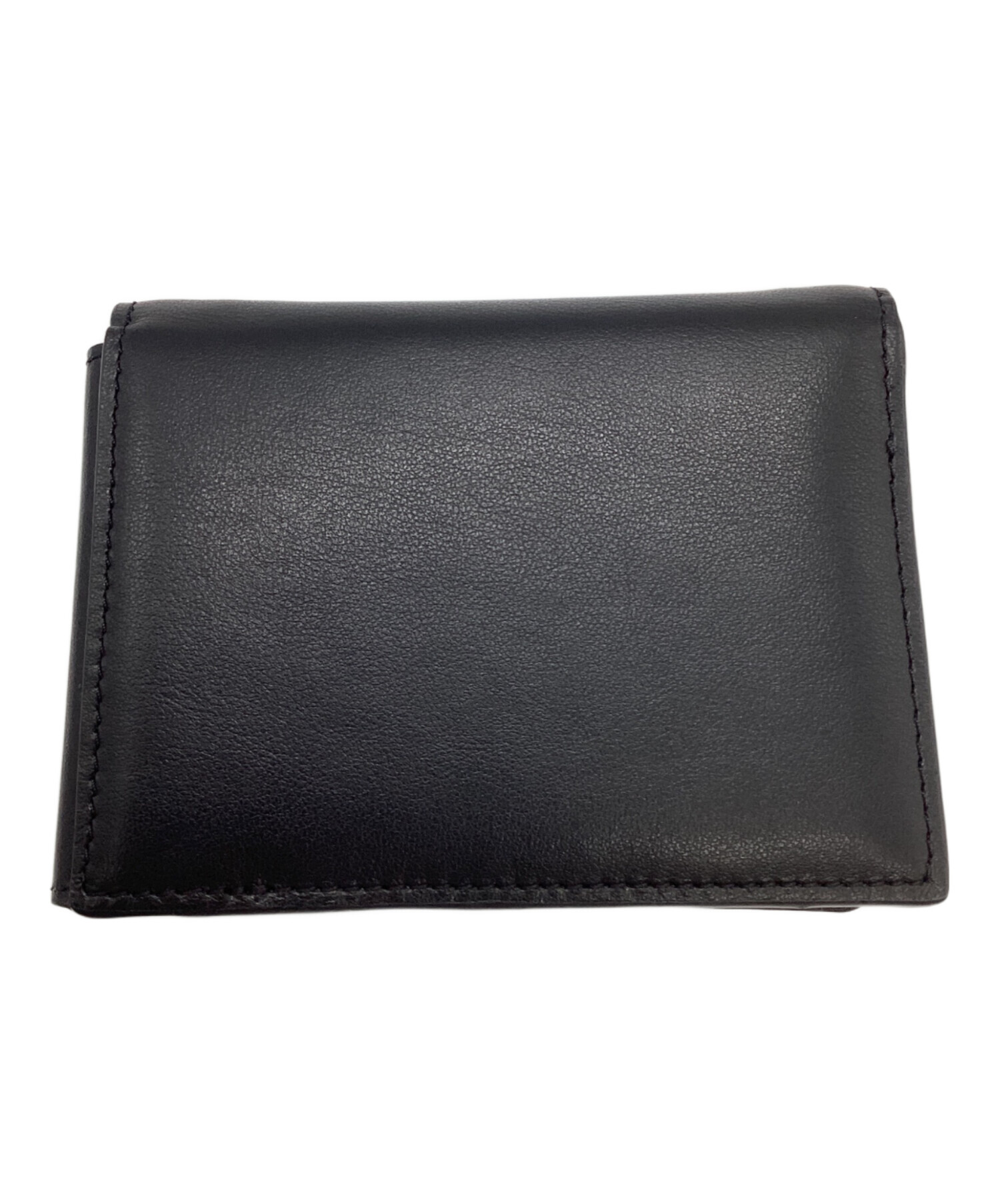 中古・古着通販】maison kitsune (メゾンキツネ) 3つ折り財布 ブラック