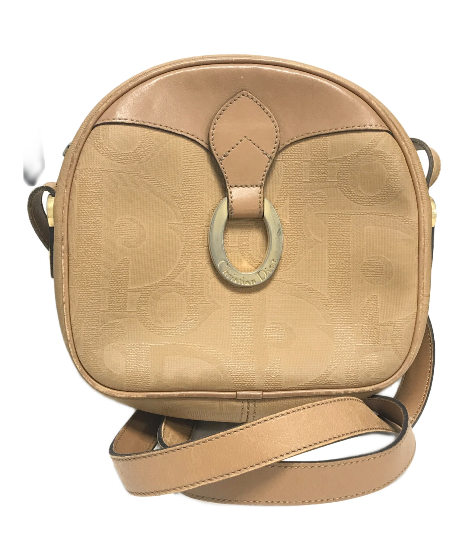 Christian Dior クリスチャンディオール ボビー ショルダーバッグ ブラウン/ベージュ 14057 レディース【中古】 z7254 中古・古着通販】Christian Dior (クリスチャン ディオール