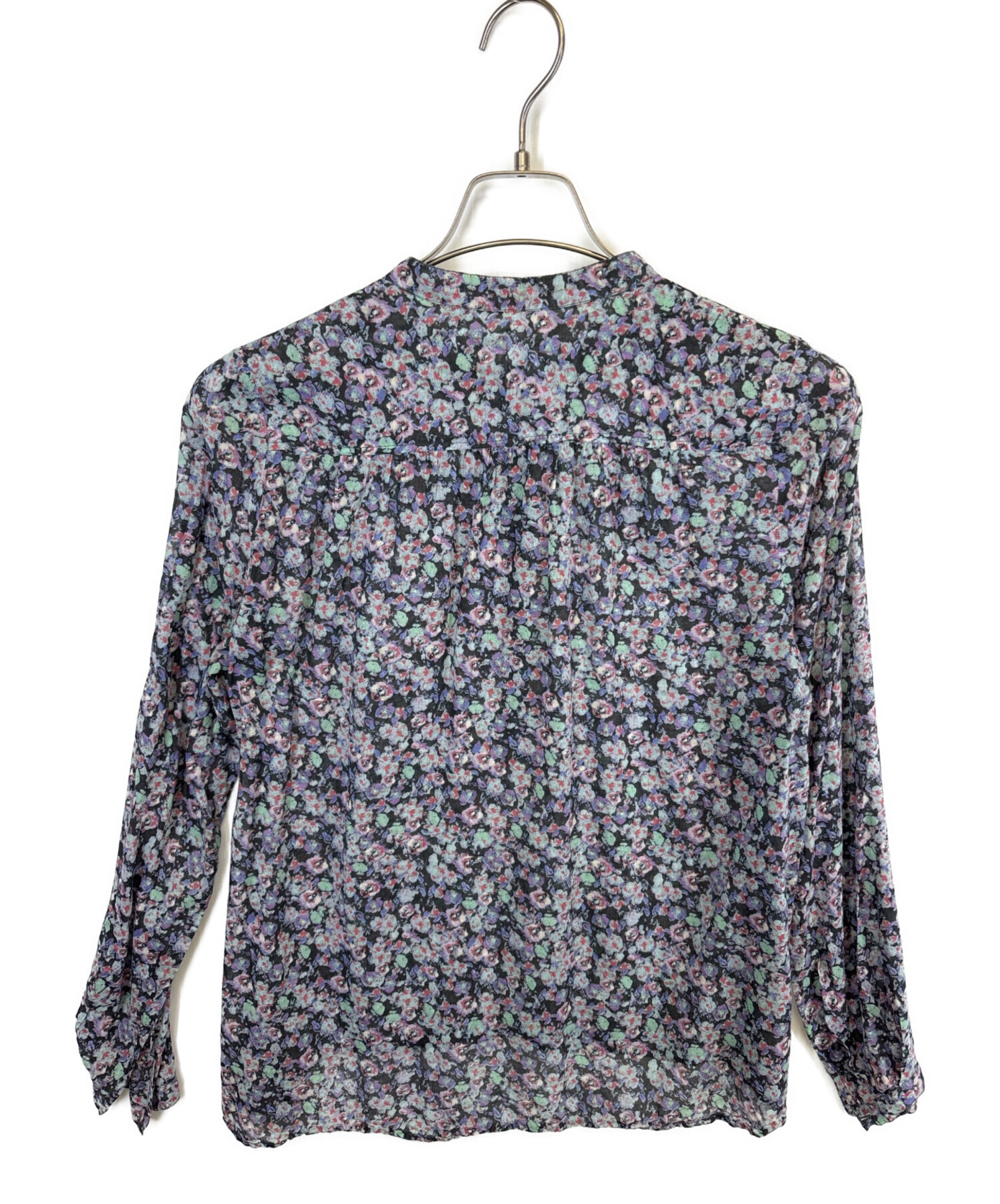 美品 ISABEL MARANT イザベルマラン 花柄 バンドカラー ブラウス 美品 ISABEL MARANT イザベルマラン 花柄 バンドカラー ブラウス